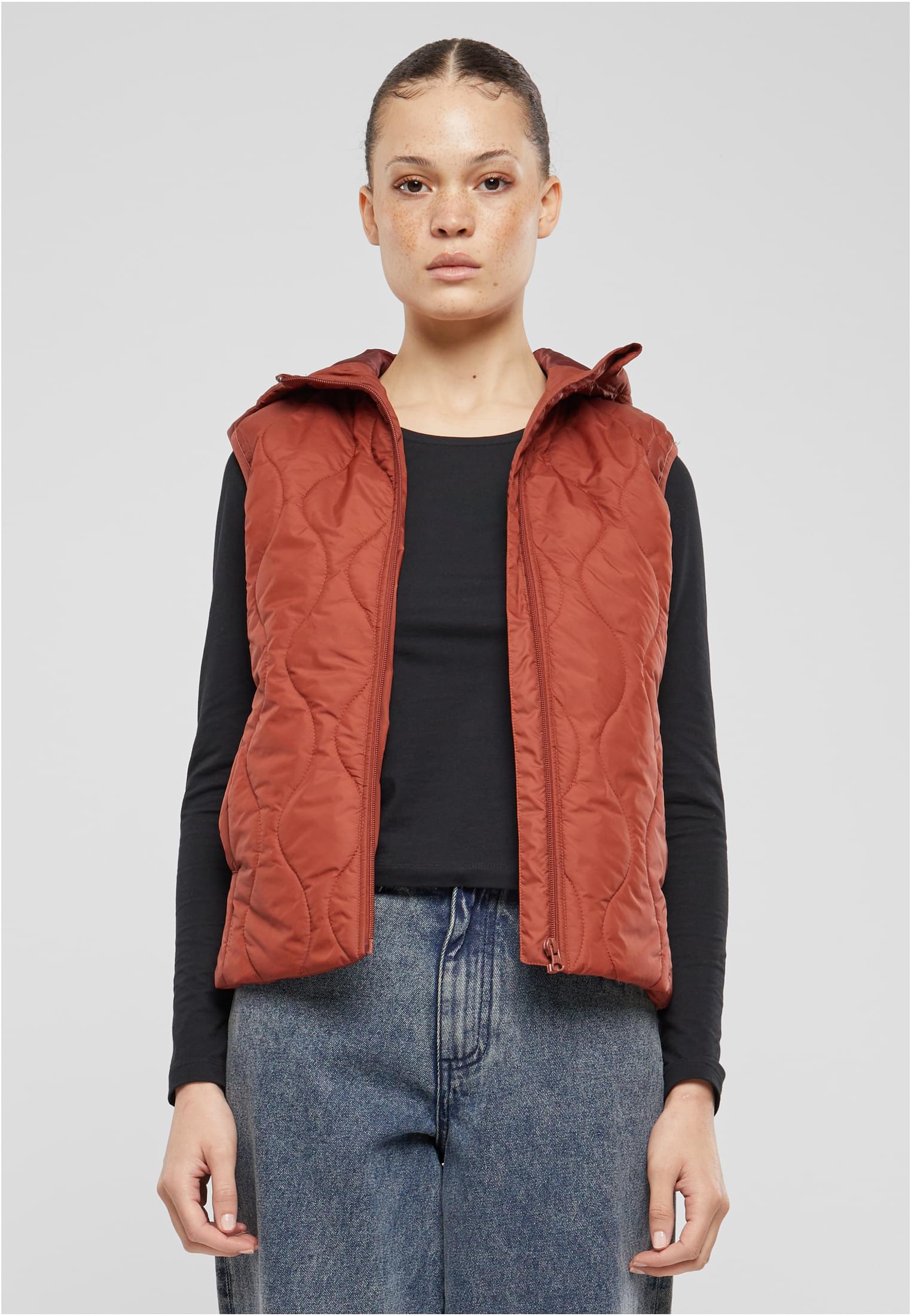 Ladies Super Light Puffer Vest | darkrust