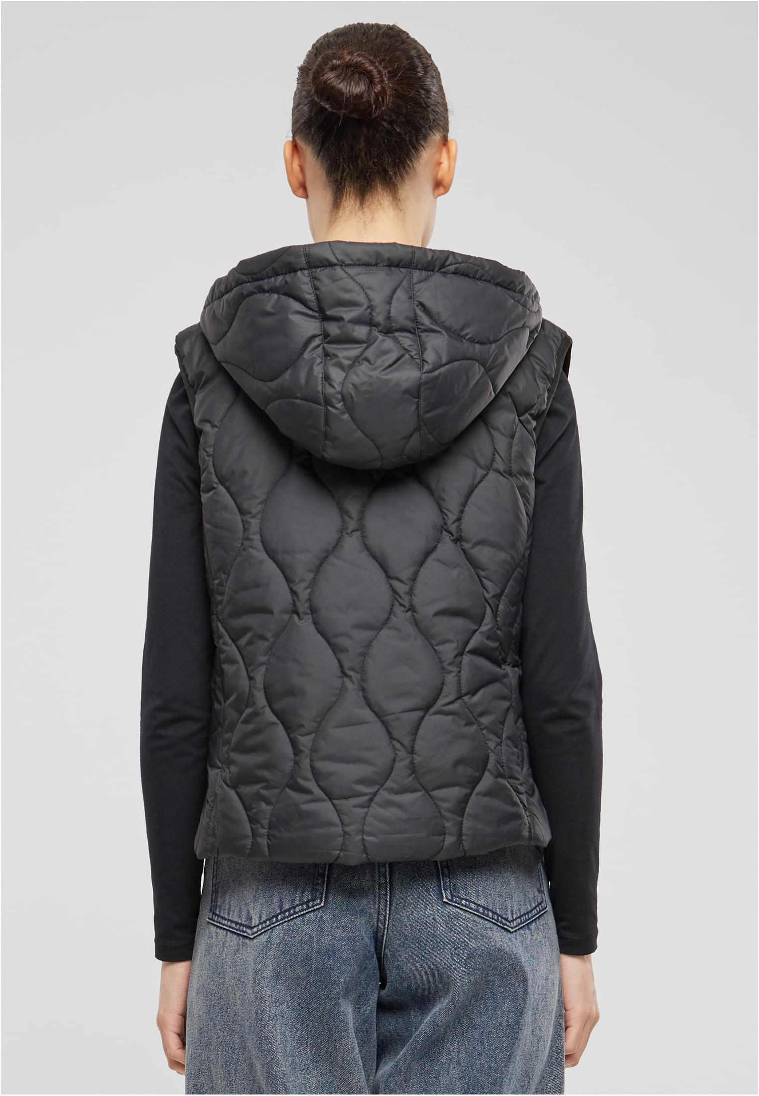 Ladies Super Light Puffer Vest | black