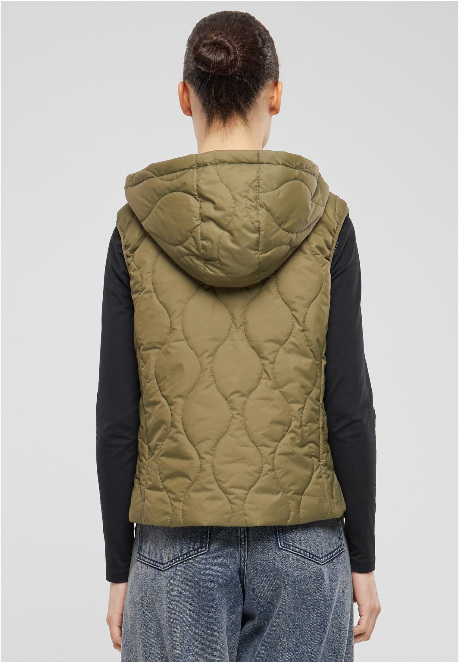 Ladies Super Light Puffer Vest | olive