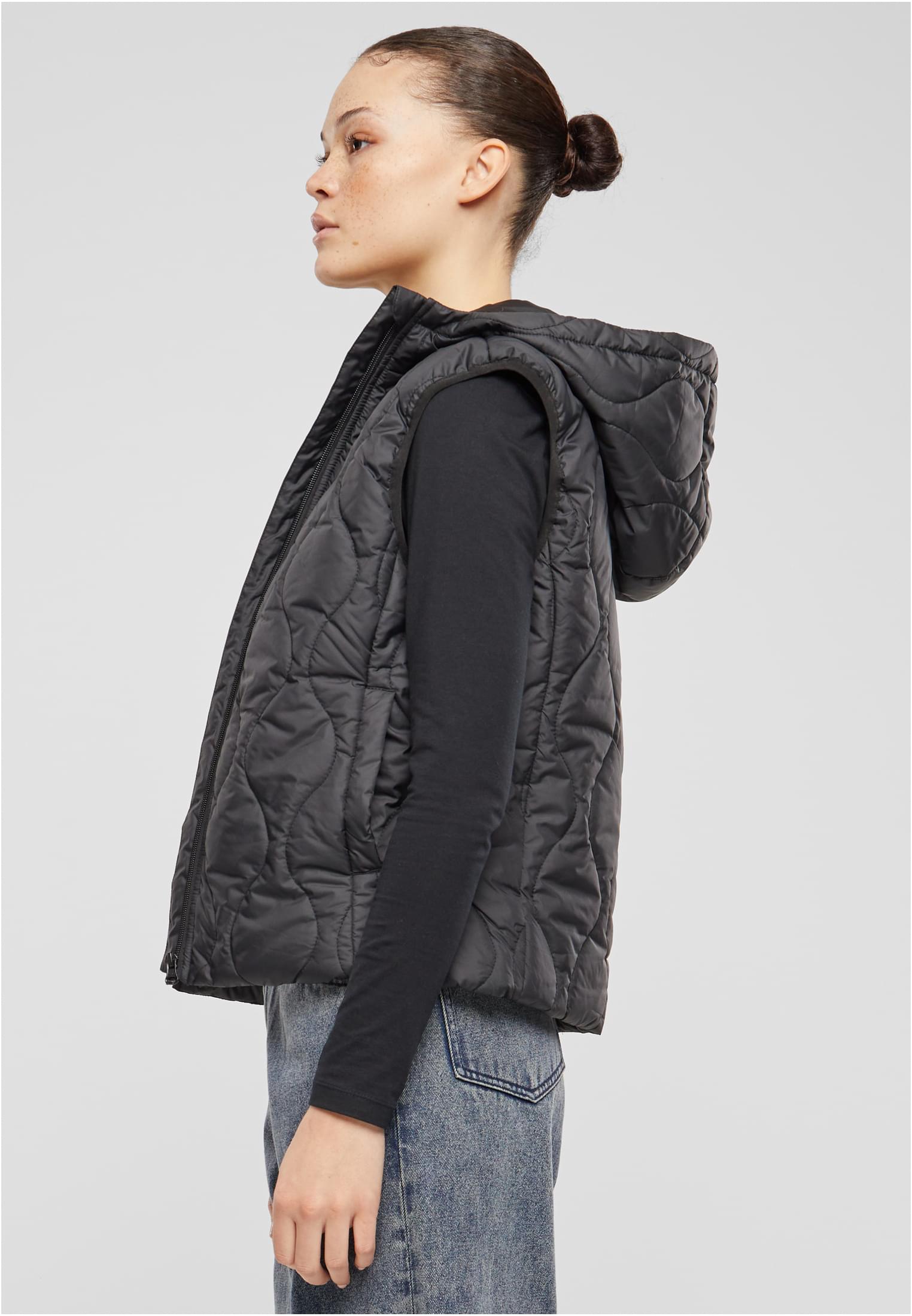 Ladies Super Light Puffer Vest | black