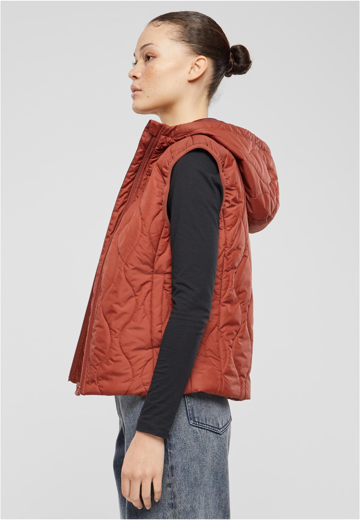 Ladies Super Light Puffer Vest | darkrust