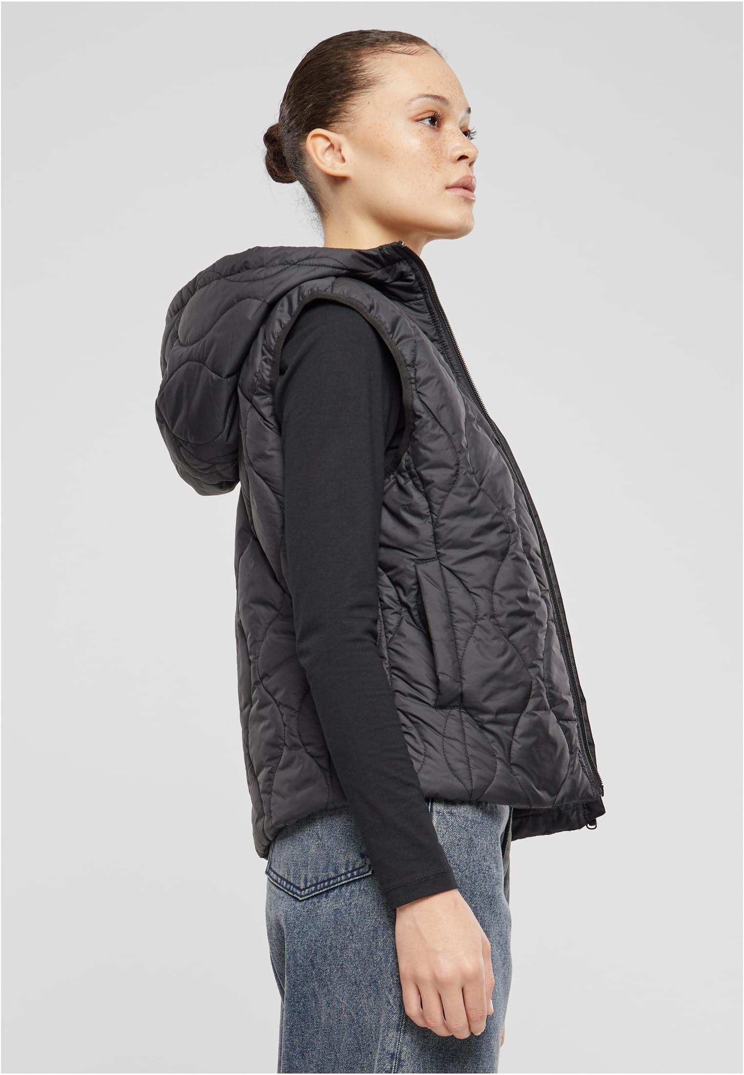 Ladies Super Light Puffer Vest | black