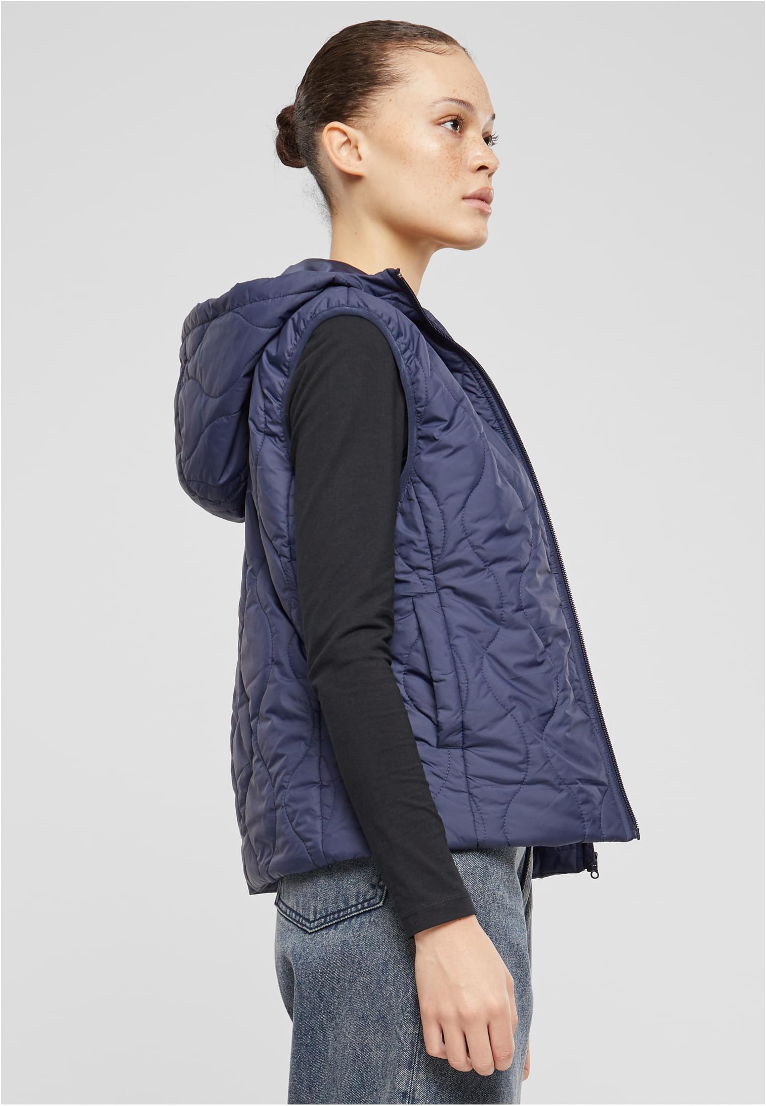 Ladies Super Light Puffer Vest | navy