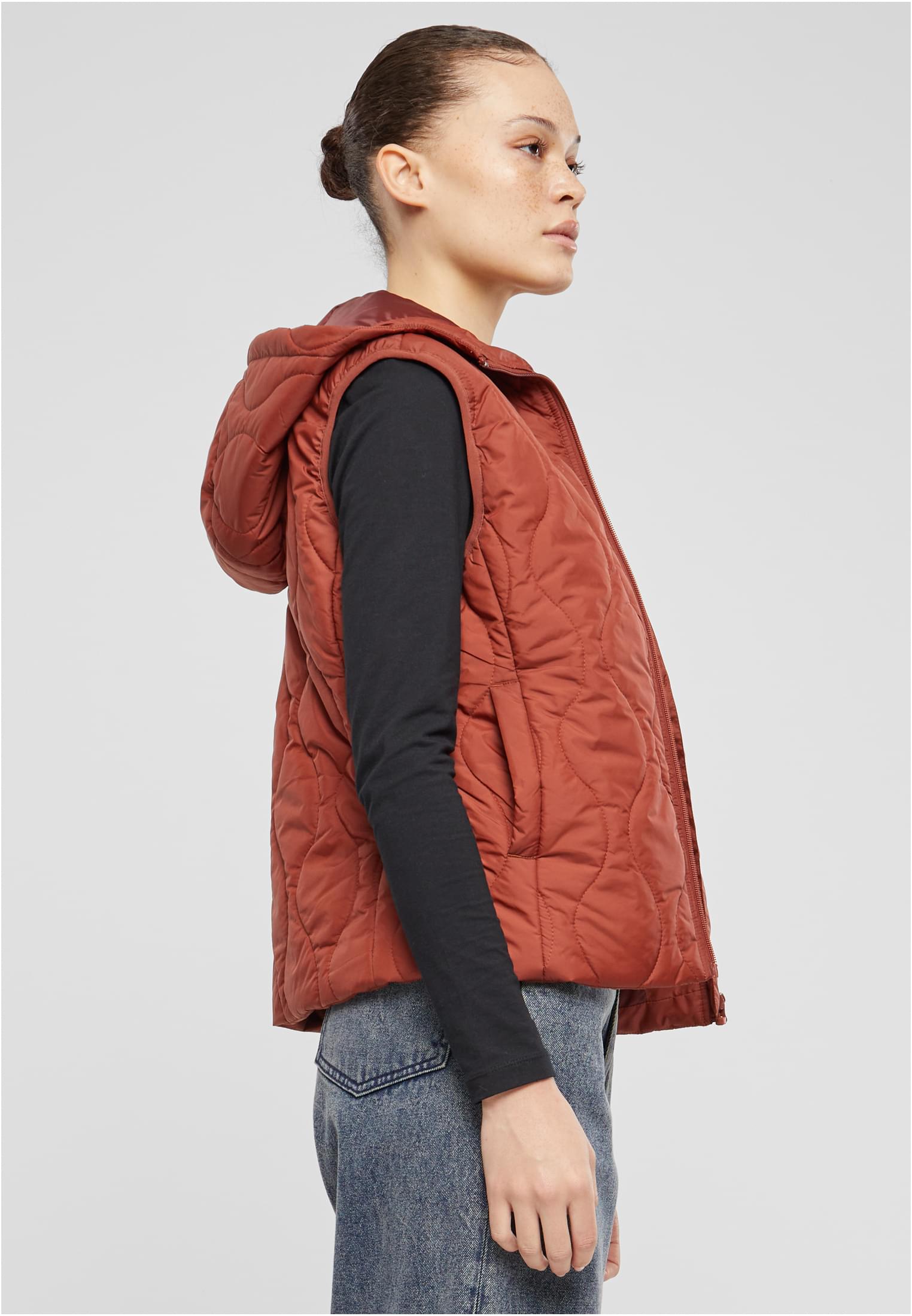 Ladies Super Light Puffer Vest | darkrust