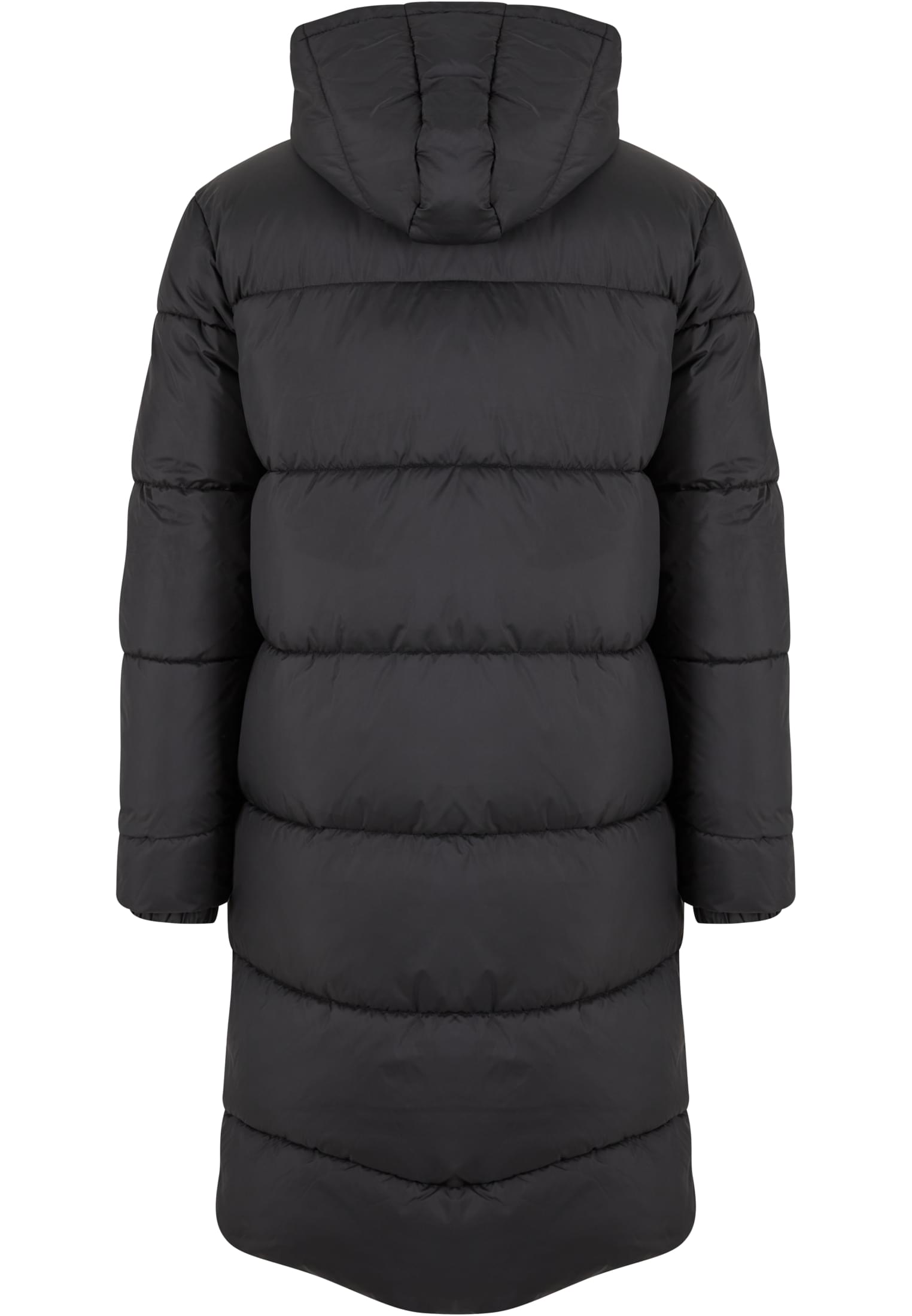 Mens Long Puffer Coat | black