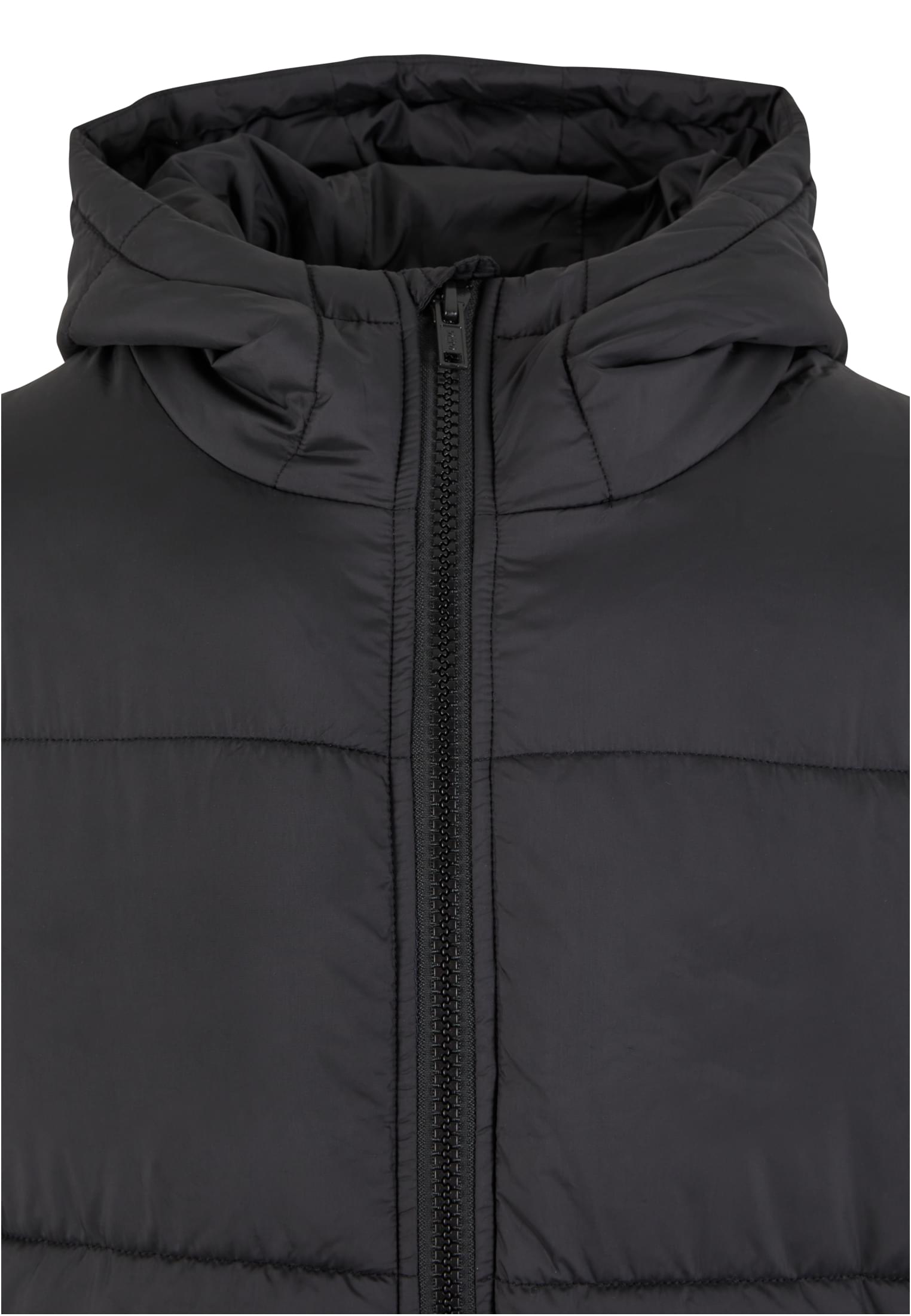 Mens Long Puffer Coat | black