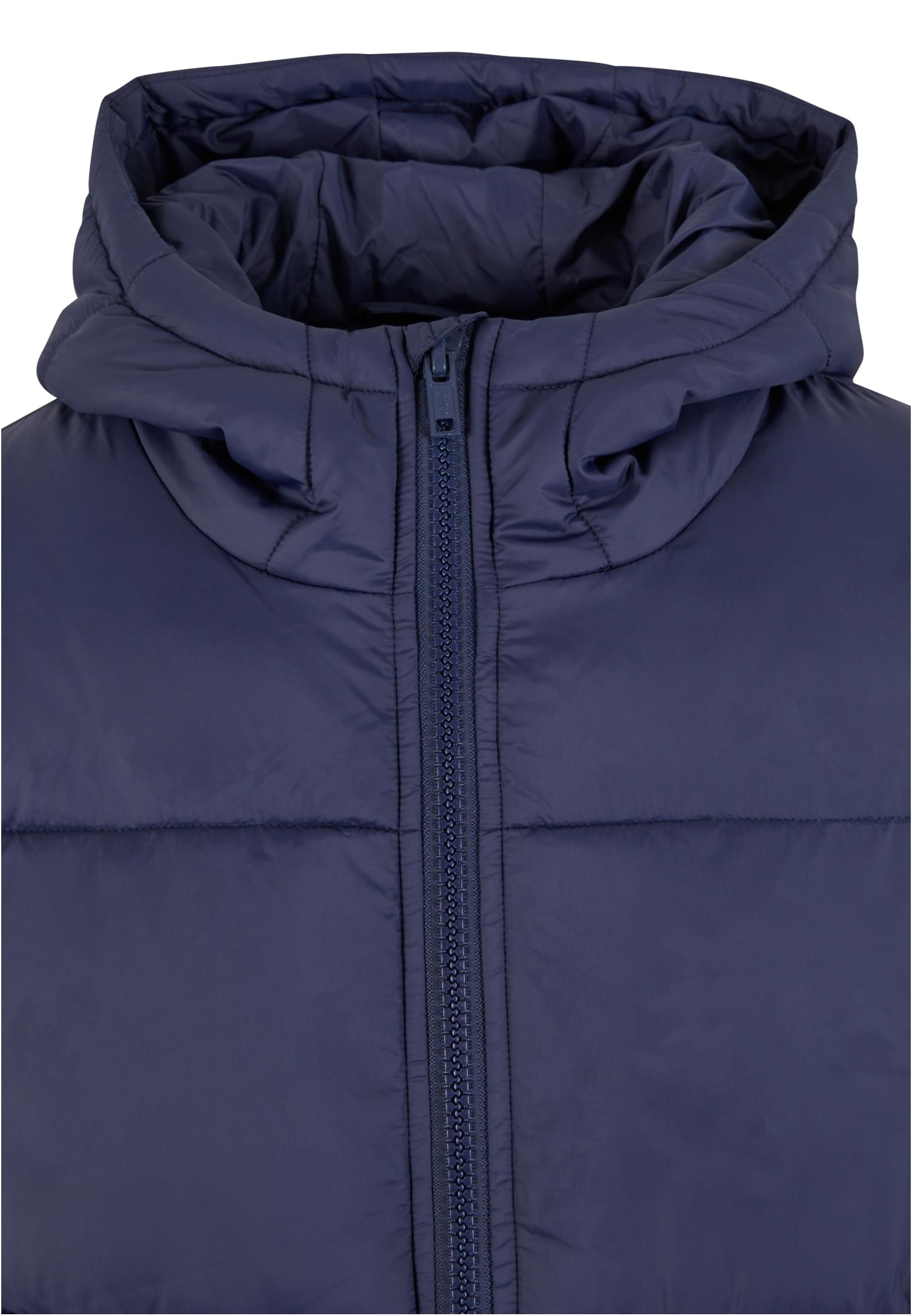 Mens Long Puffer Coat | navy