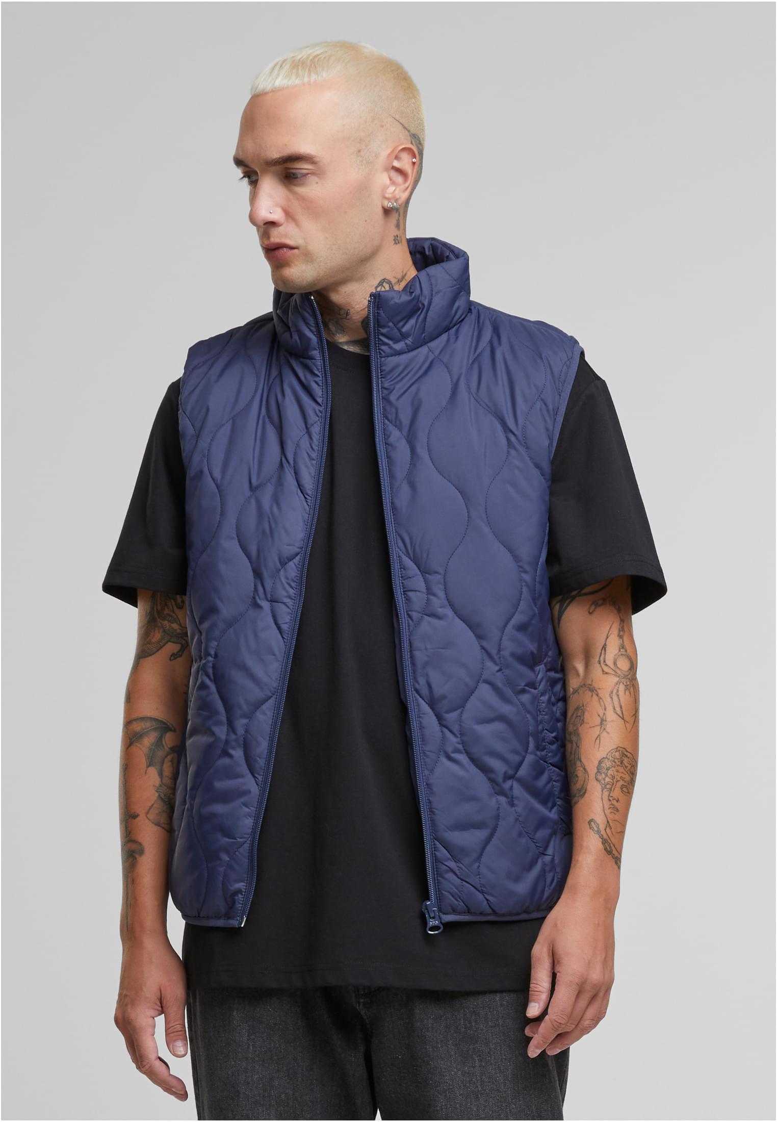 Mens Super Light Bubble Vest | navy