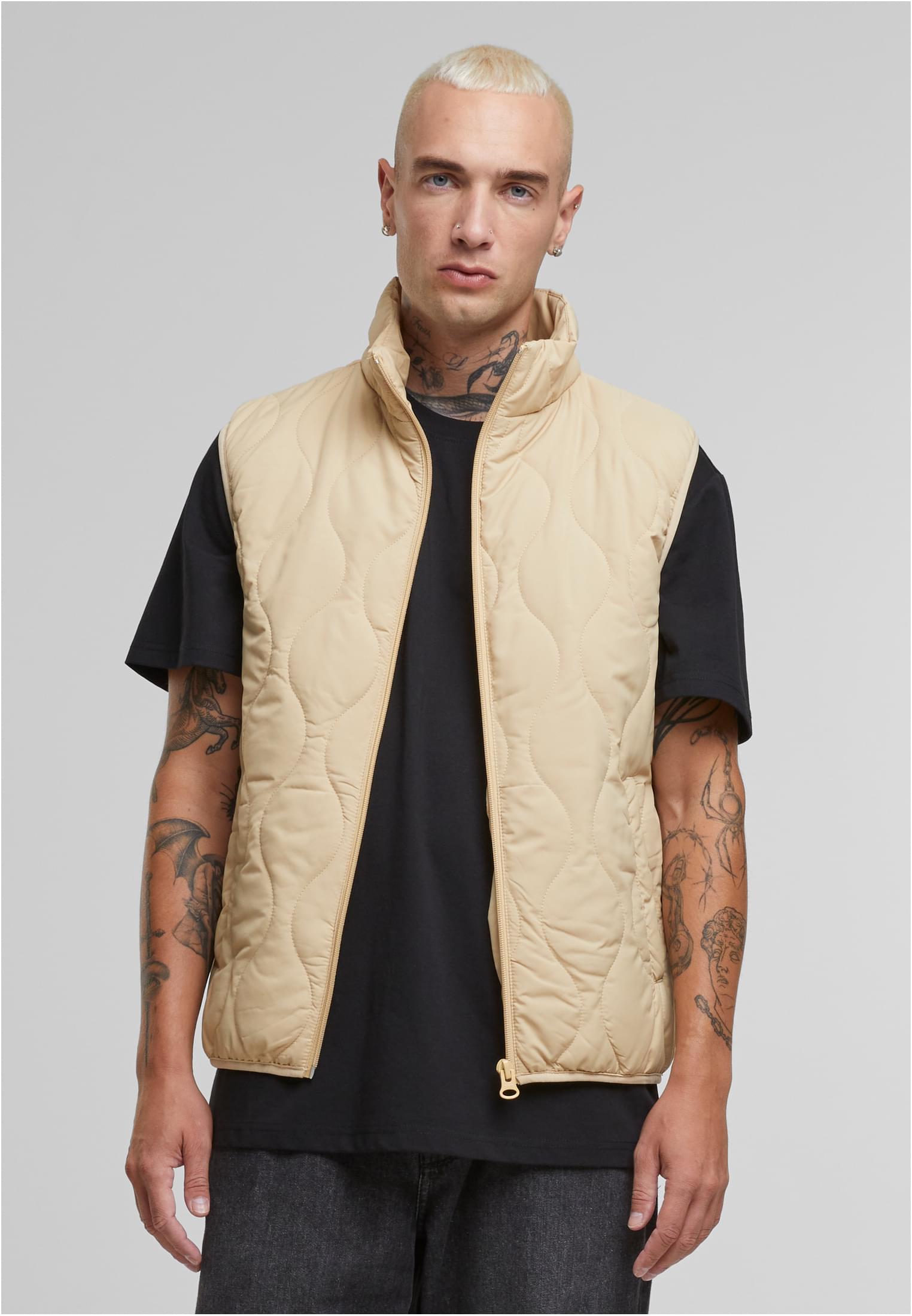 Mens Super Light Bubble Vest | unionbeige