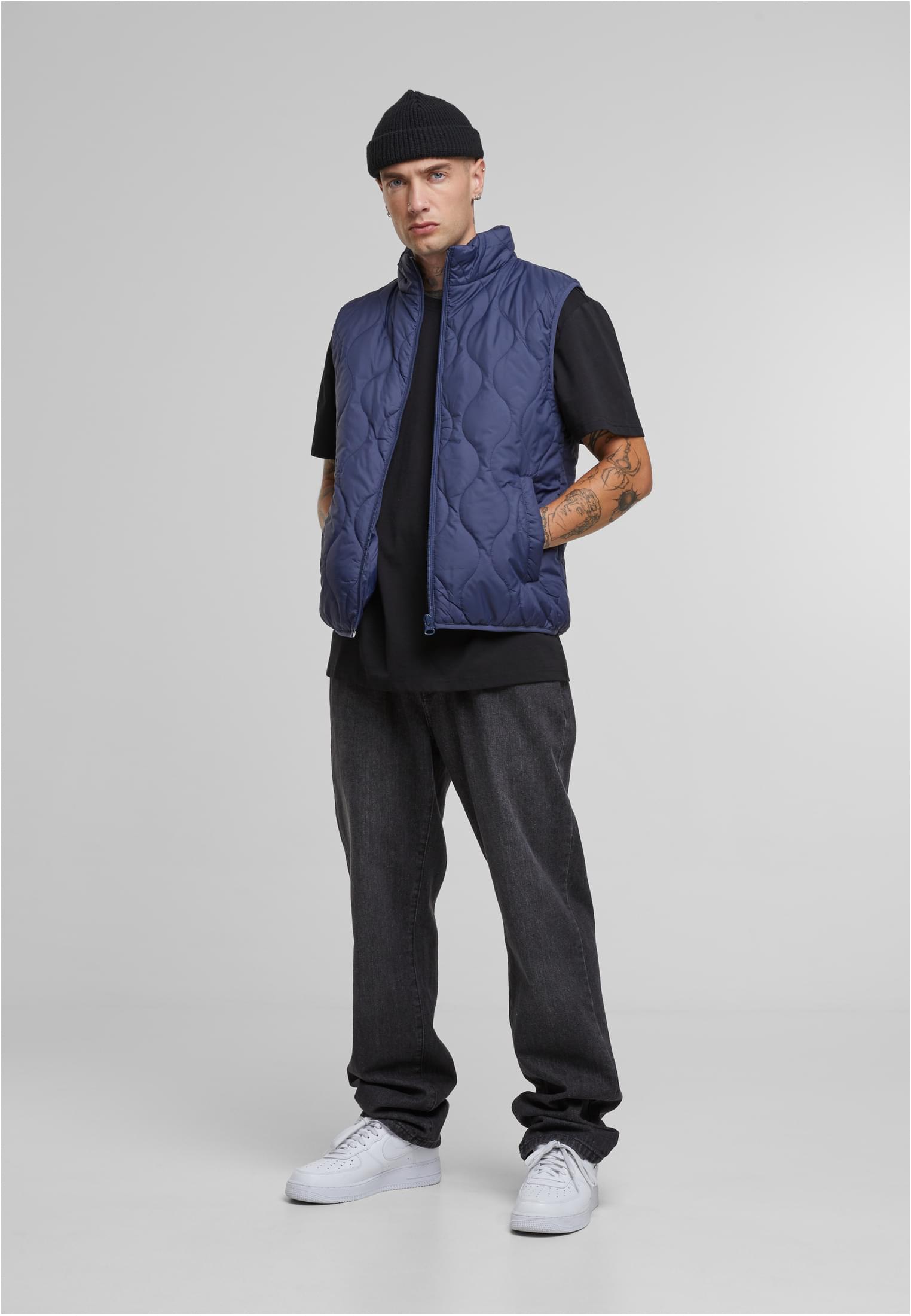 Mens Super Light Bubble Vest | navy