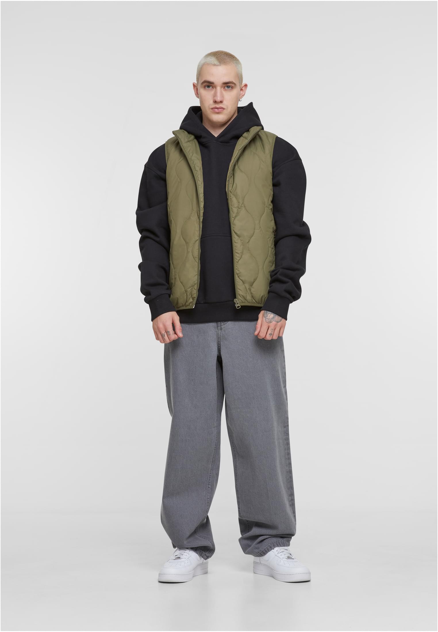 Mens Super Light Bubble Vest | olive