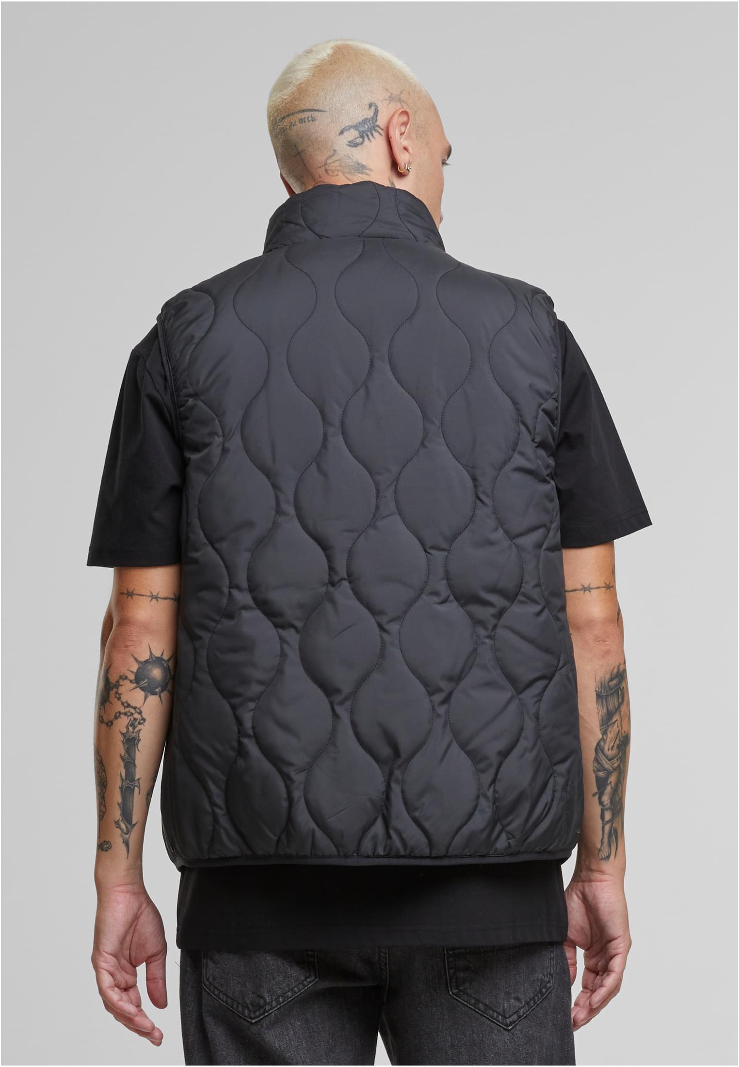 Mens Super Light Bubble Vest | black