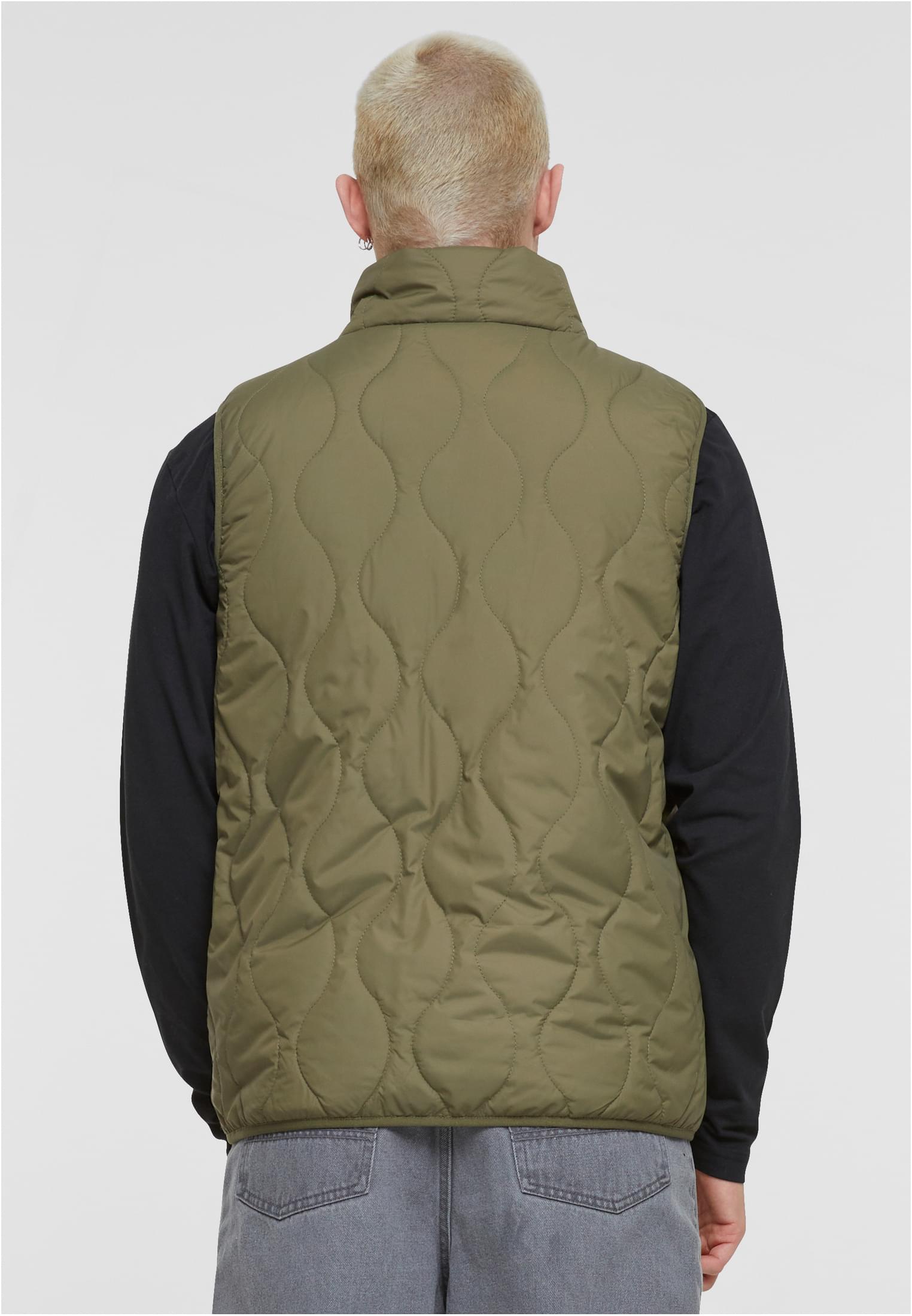 Mens Super Light Bubble Vest | olive