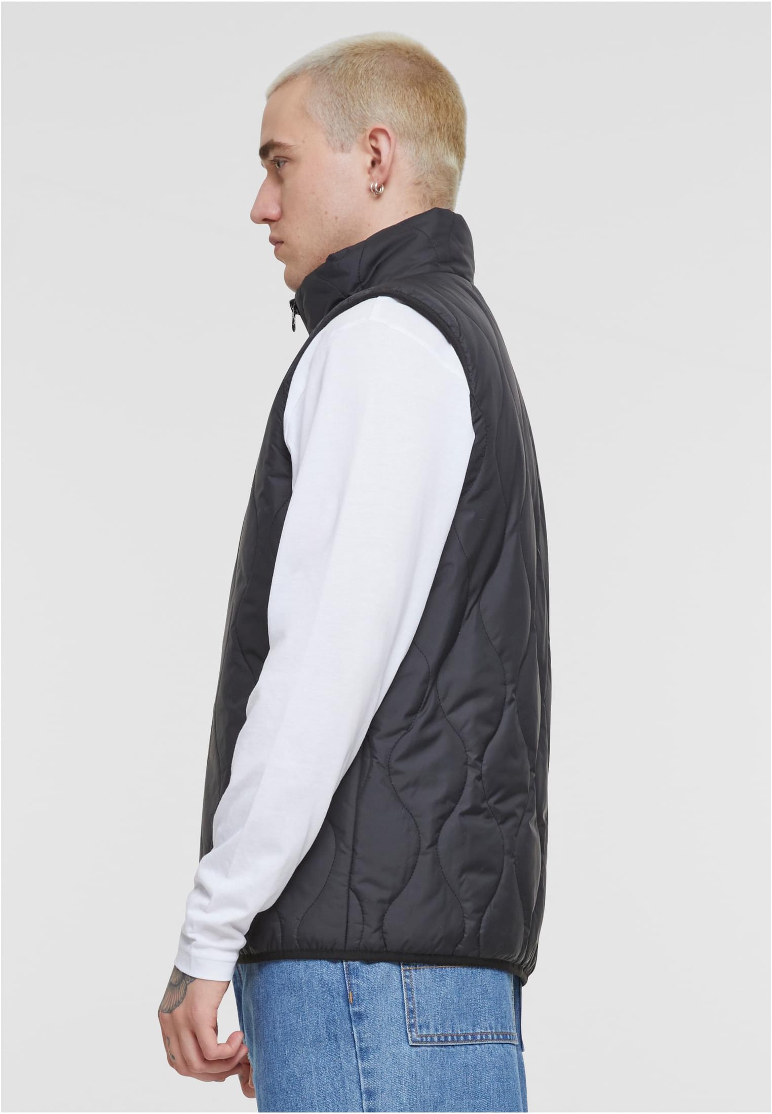 Mens Super Light Bubble Vest | black