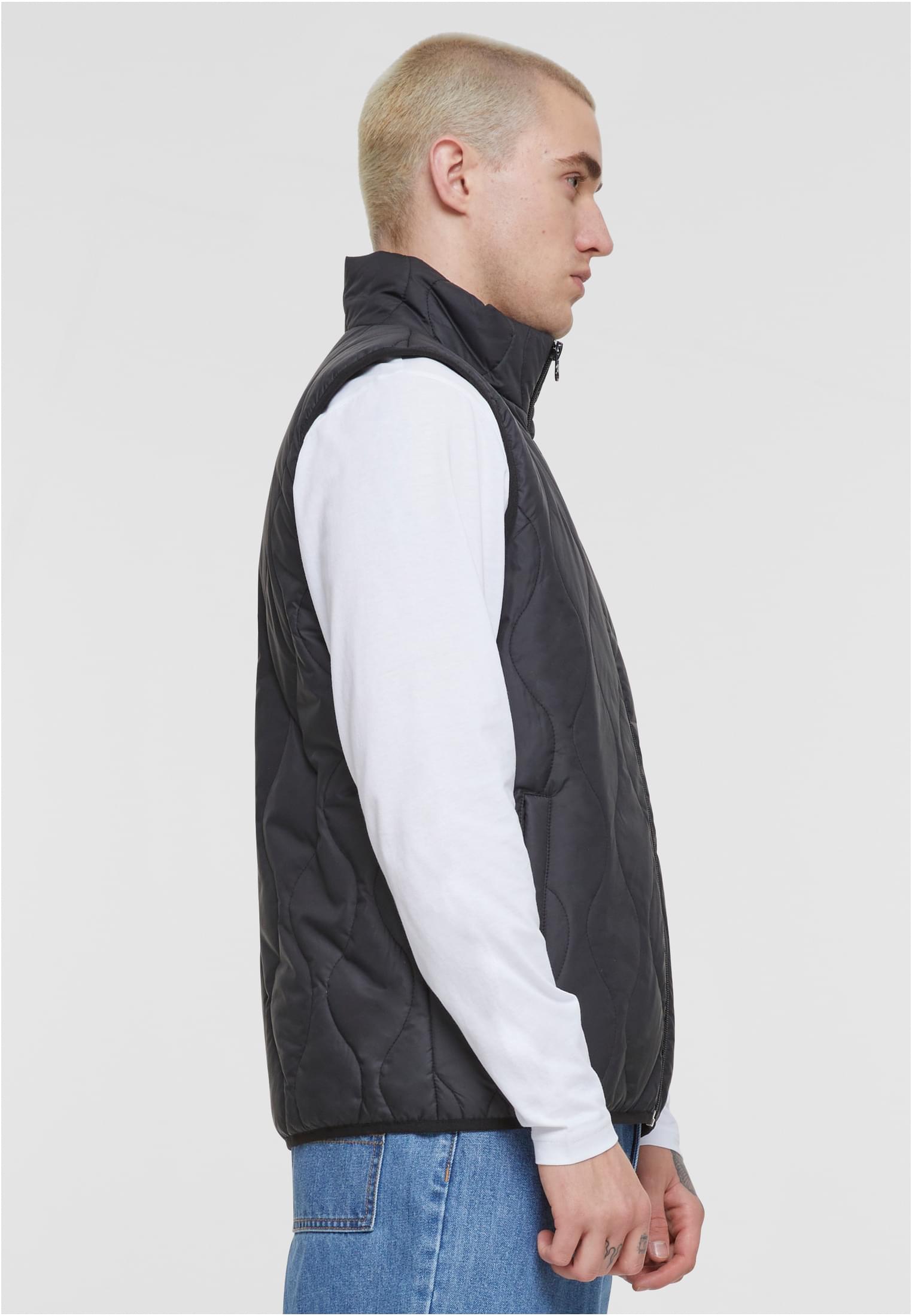 Mens Super Light Bubble Vest | black