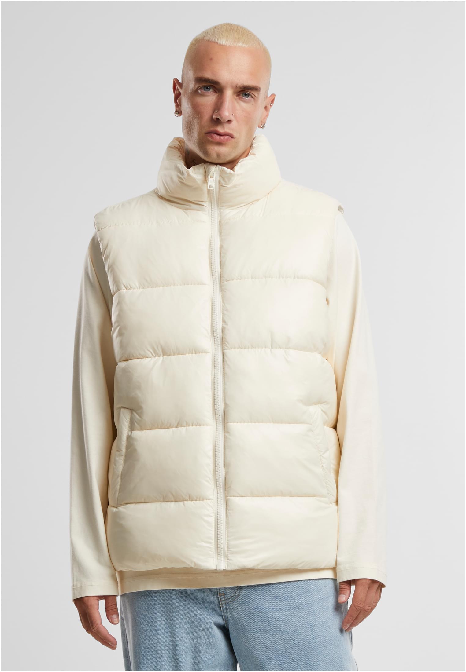 Recycled Big Puffer Vest | whitesand