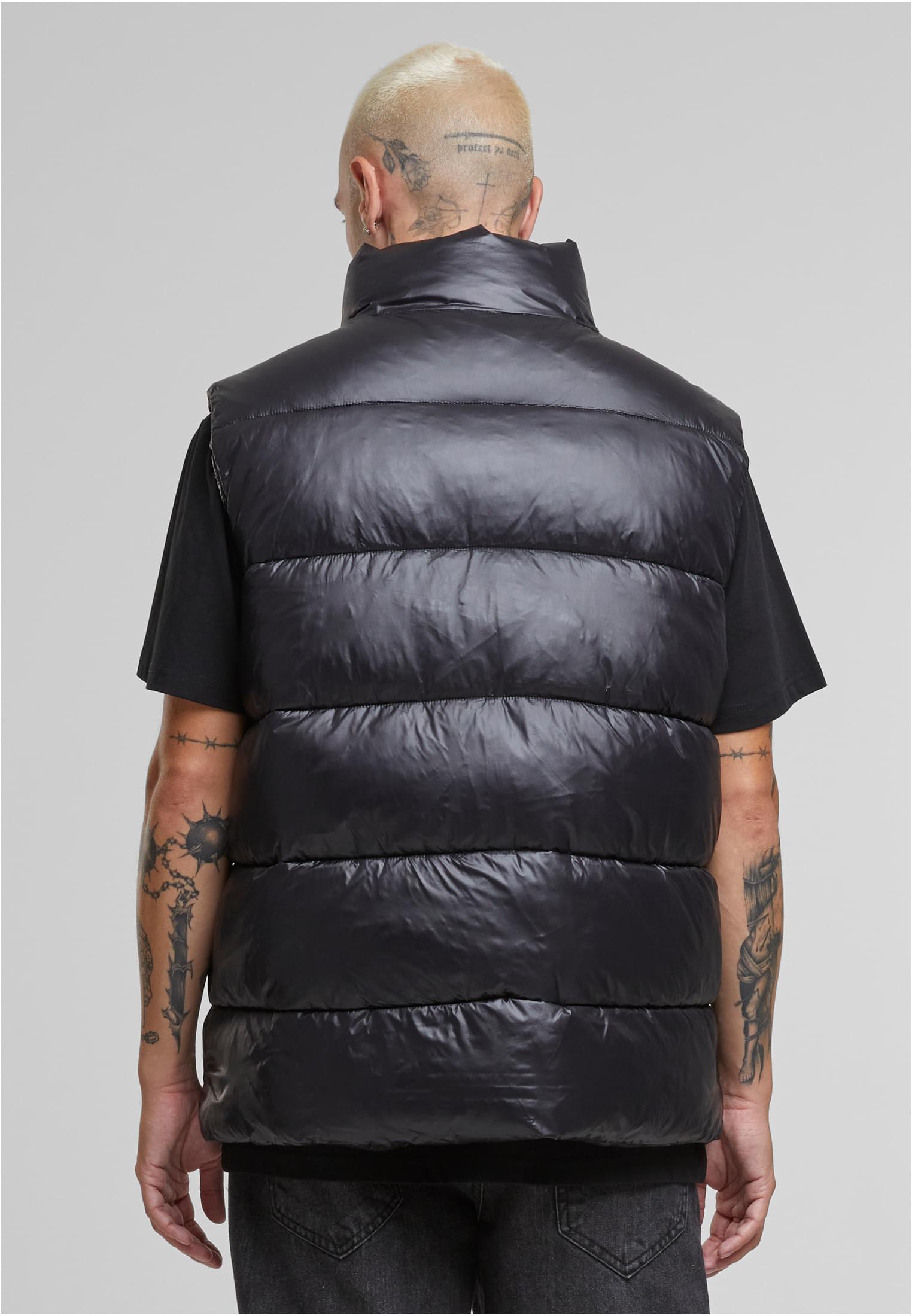 Recycled Big Puffer Vest | black