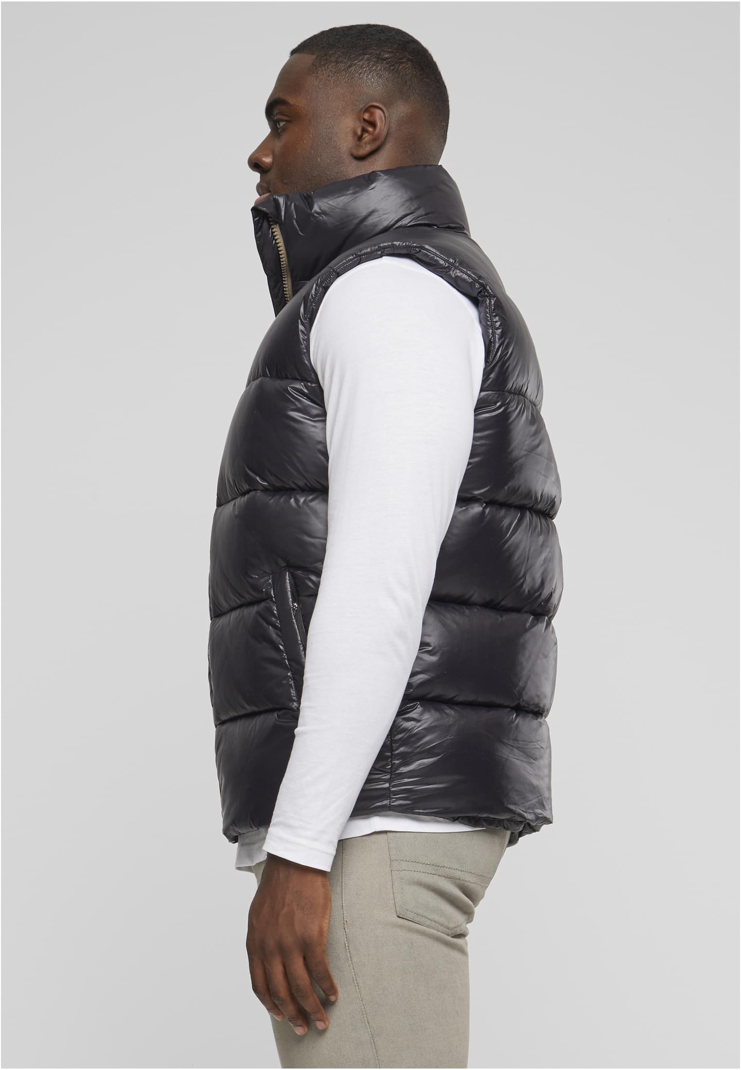 Recycled Big Puffer Vest | black