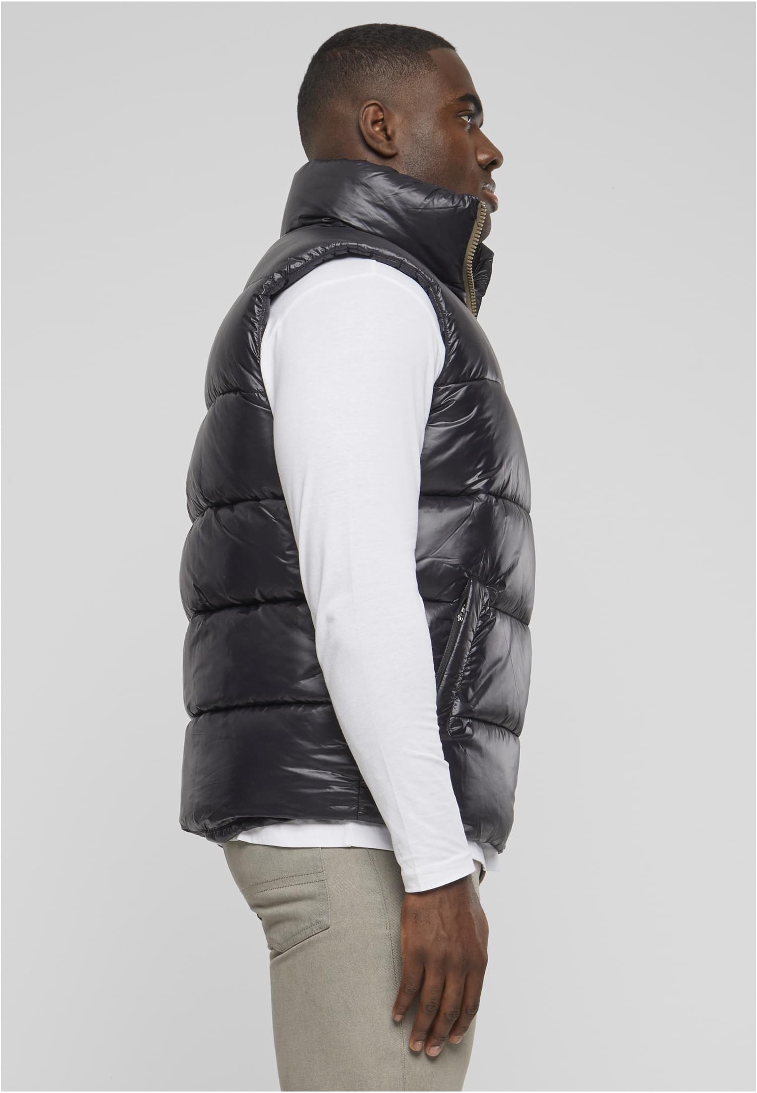 Recycled Big Puffer Vest | black