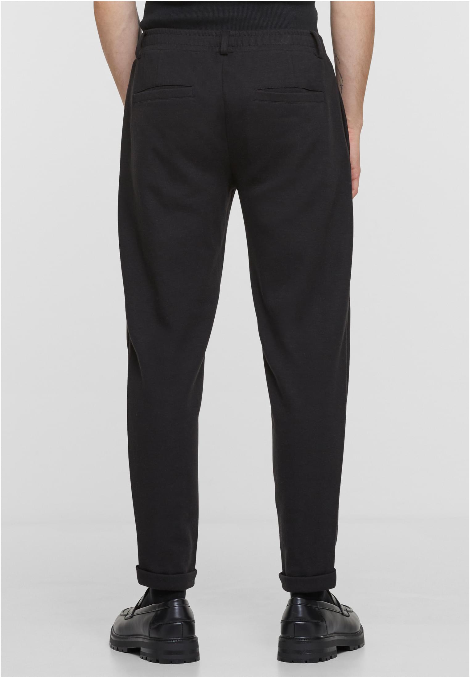 Cropped Interlock Jogg Chino | black