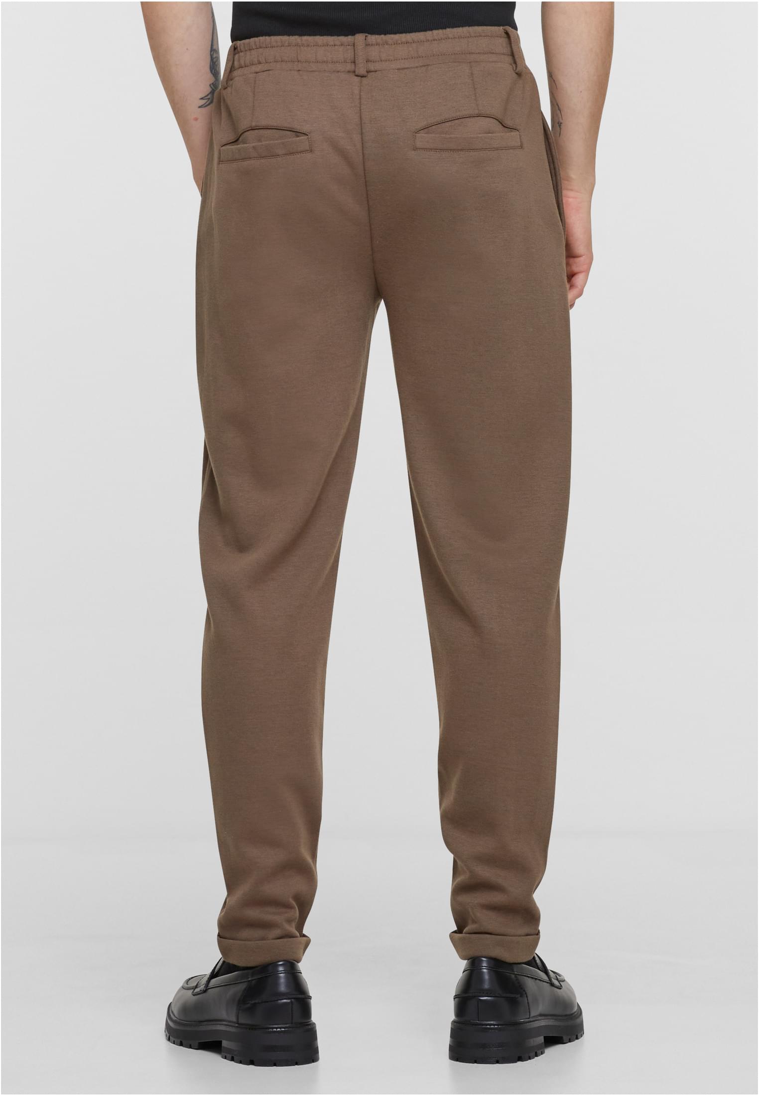 Cropped Interlock Jogg Chino | chalkbrown