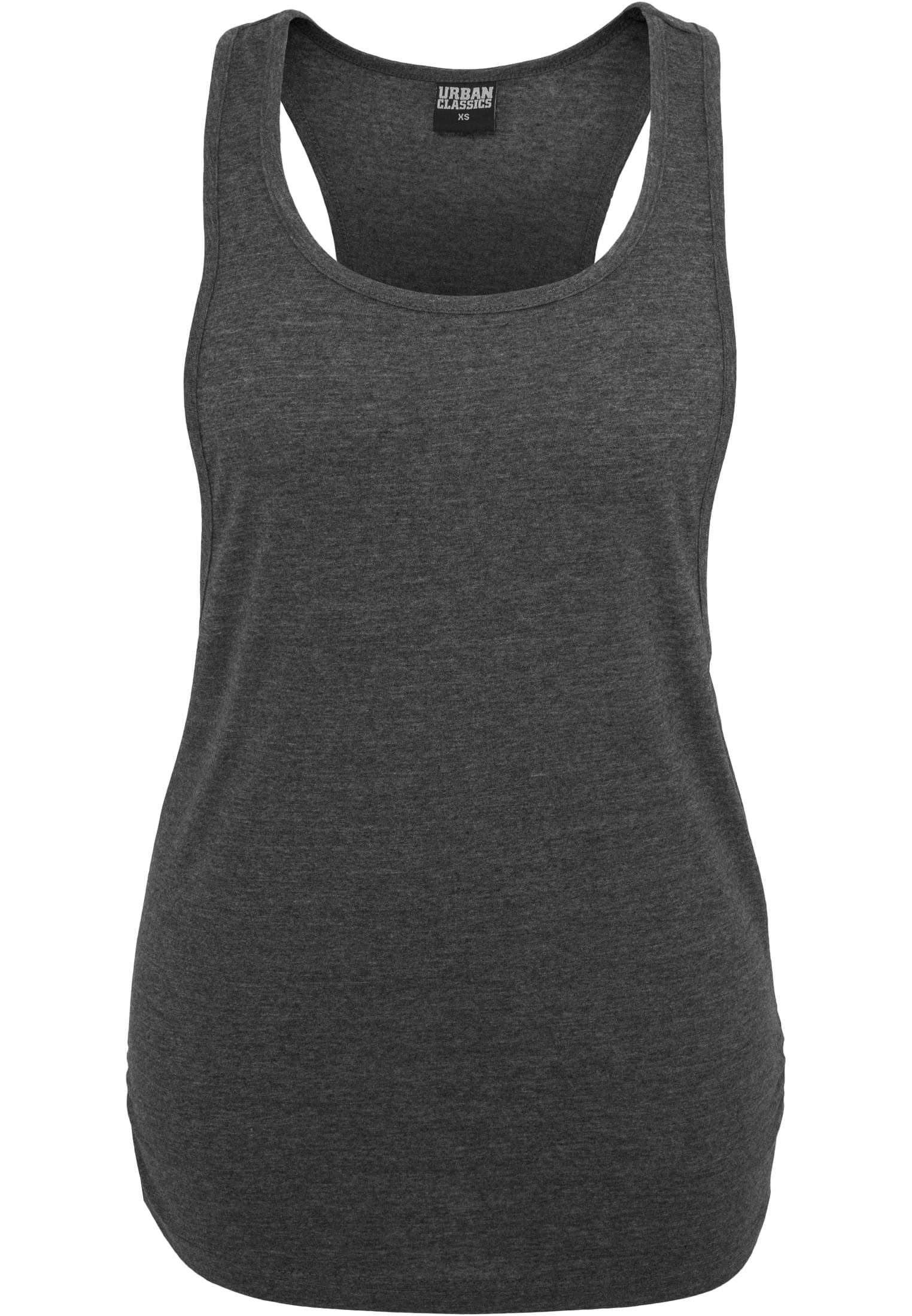 Ladies Melange Loose Tank | darkgrey