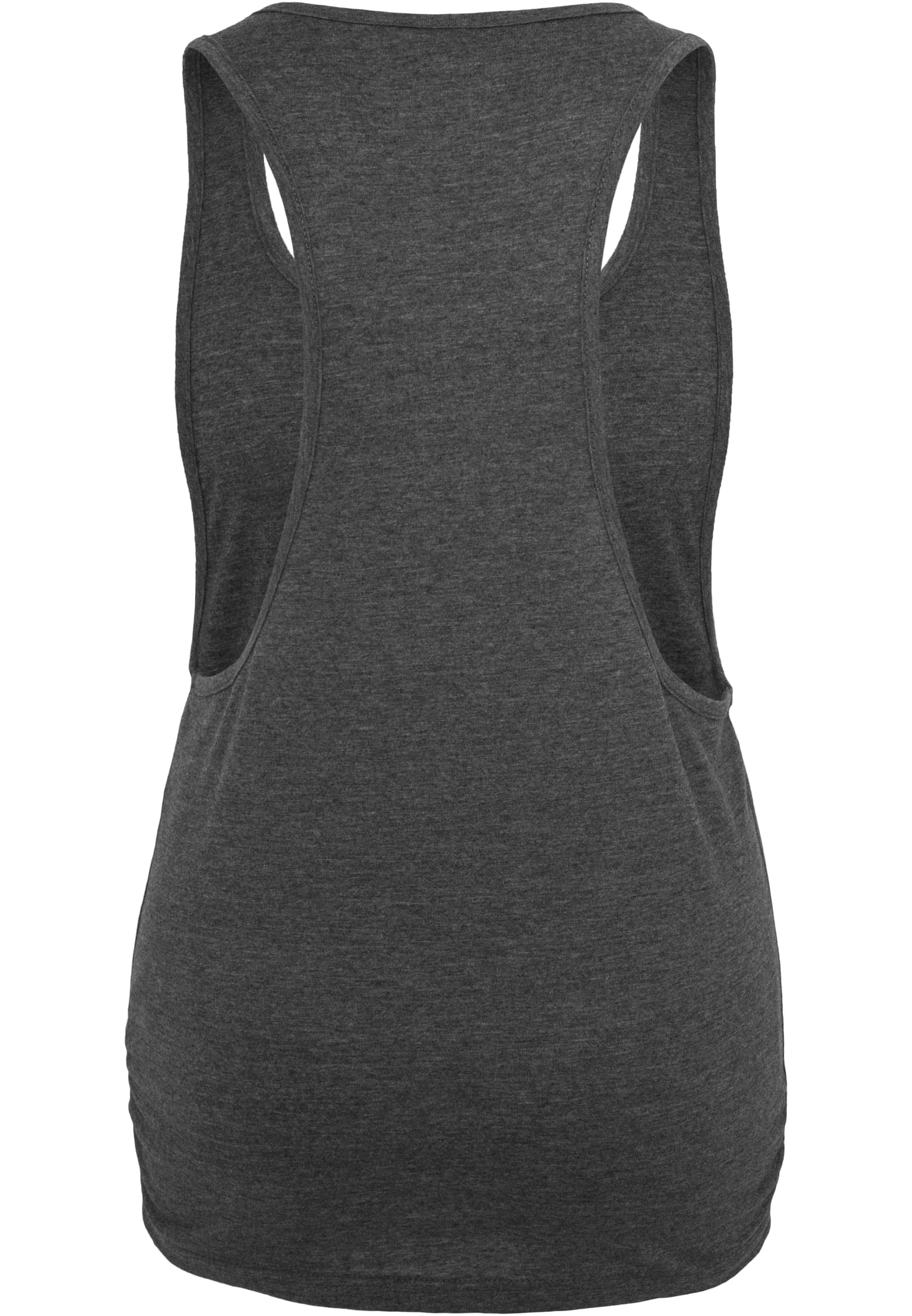 Ladies Melange Loose Tank | darkgrey