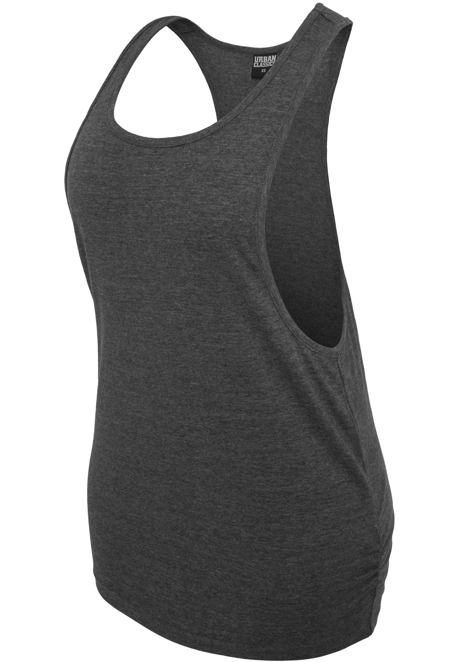 Ladies Melange Loose Tank | darkgrey