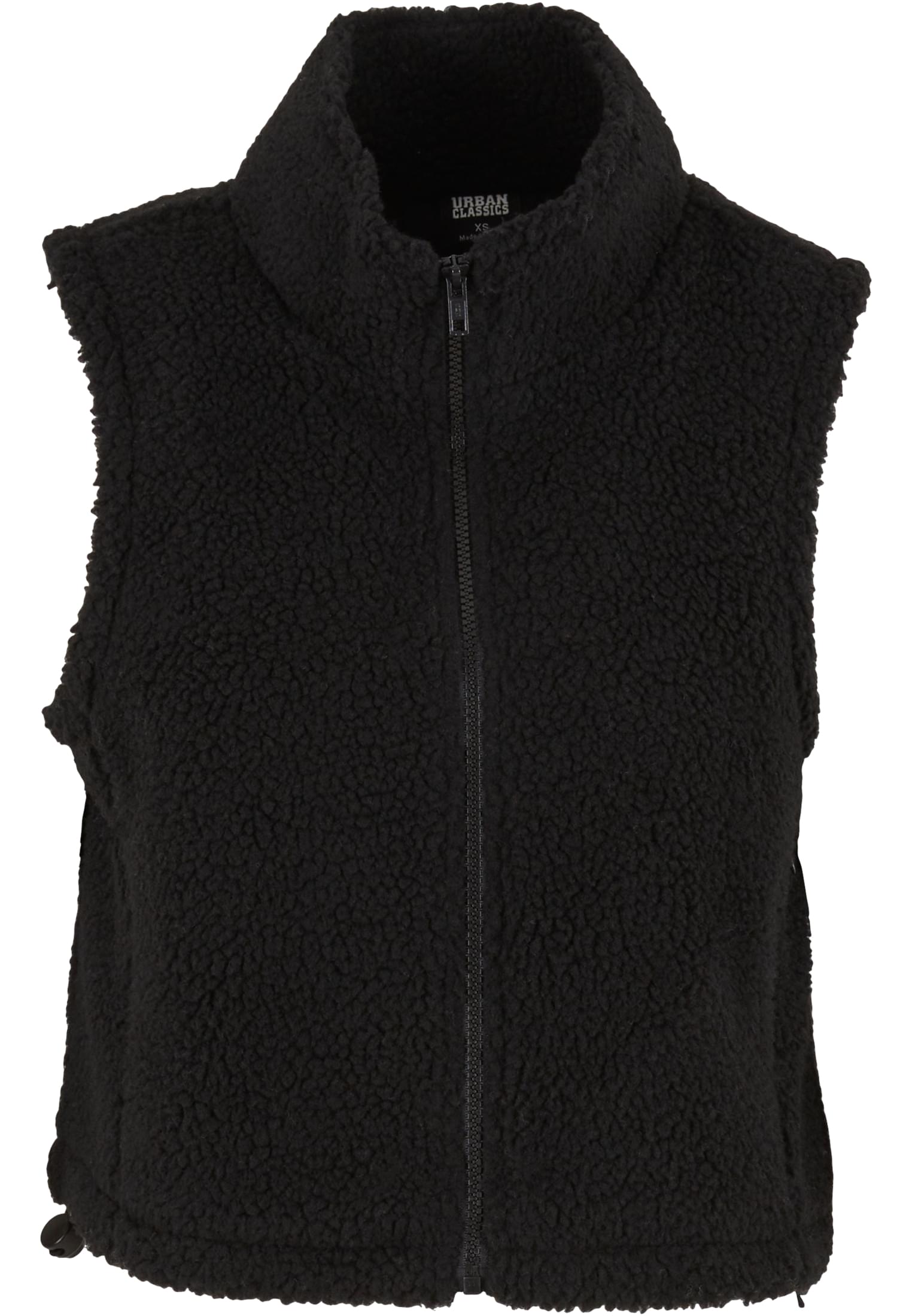 Ladies Short Sherpa Vest | black