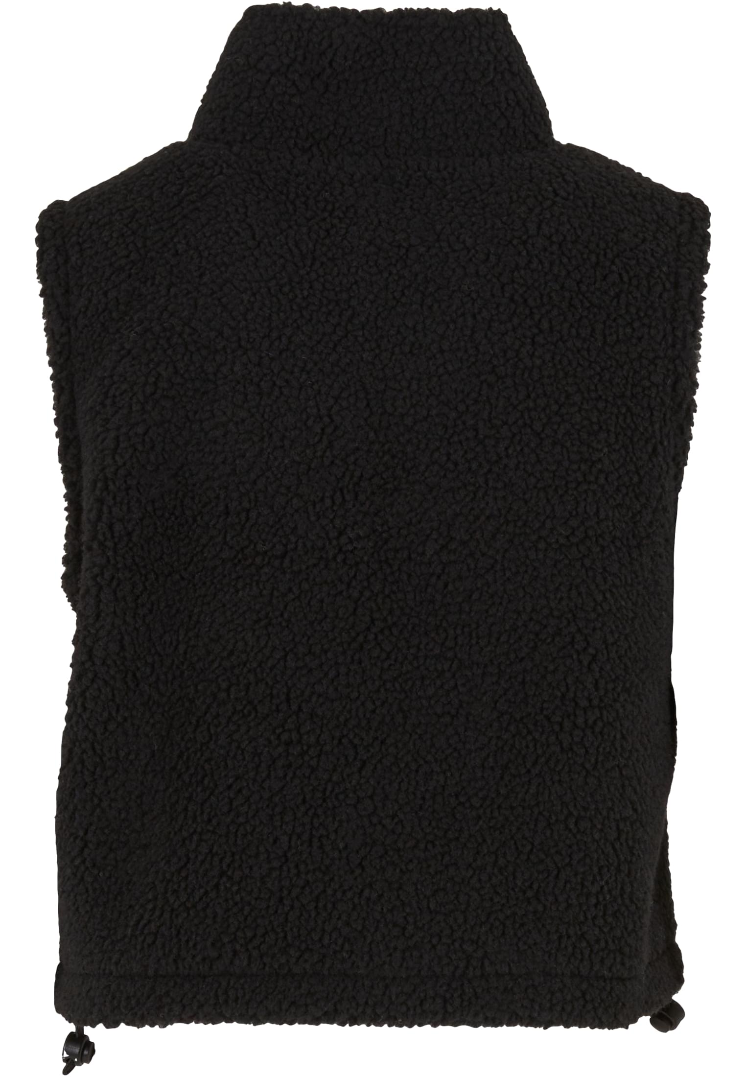 Ladies Short Sherpa Vest | black