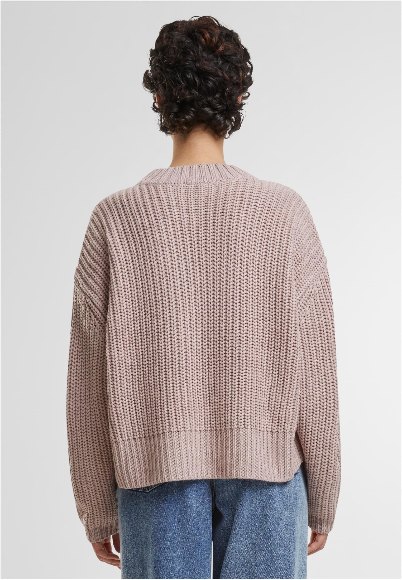 Ladies Wide Basic Oversized Sweater | duskrose