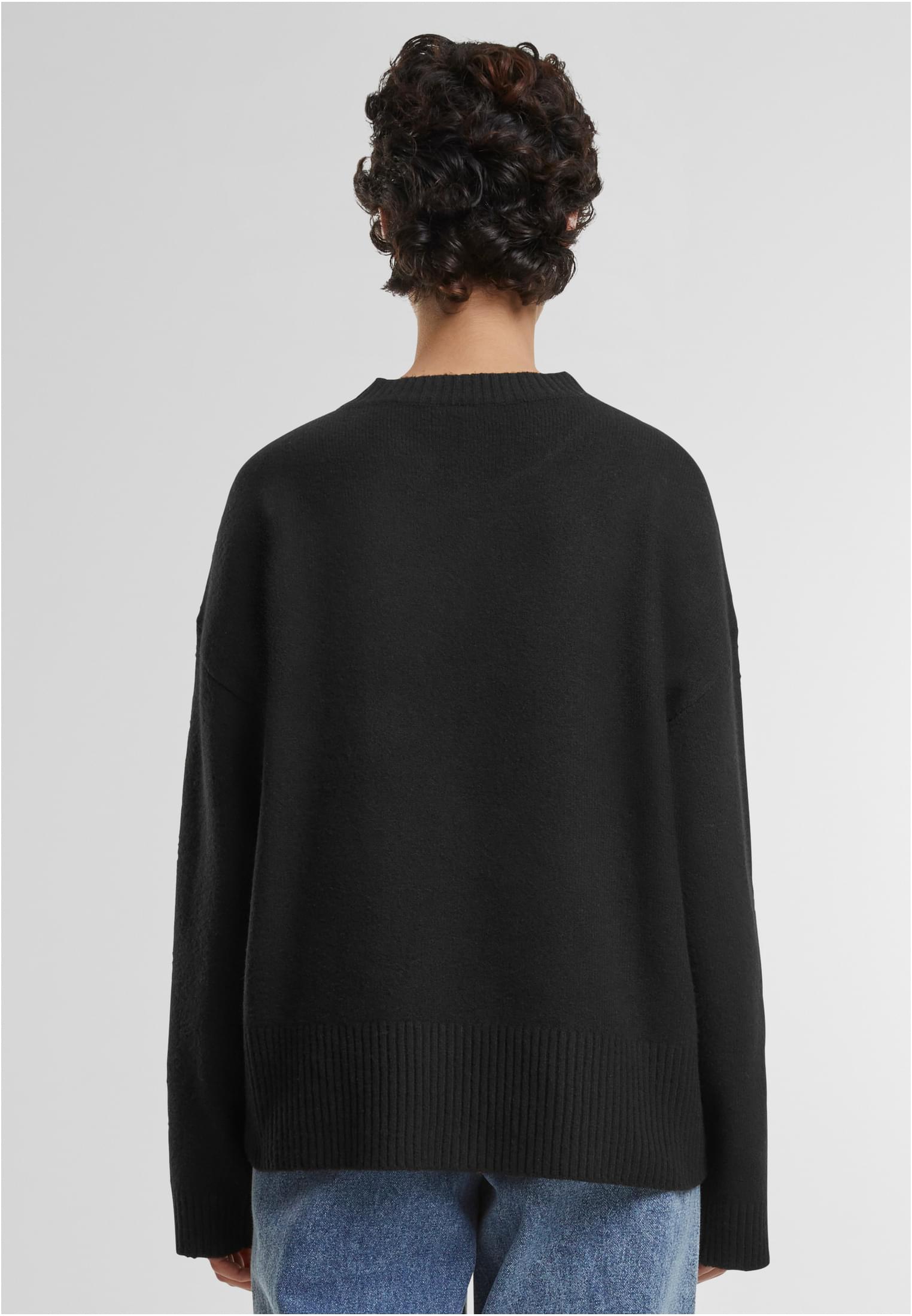 Ladies Soft Oversized Sweater | black