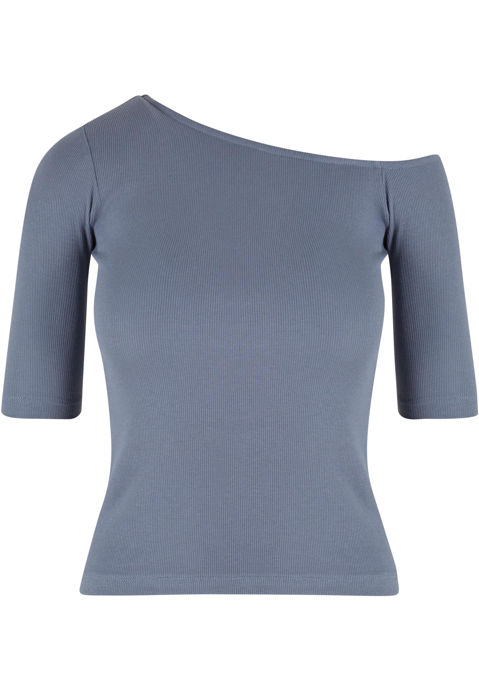 Ladies Organic Asymmetric Rib Tee | cloudsky