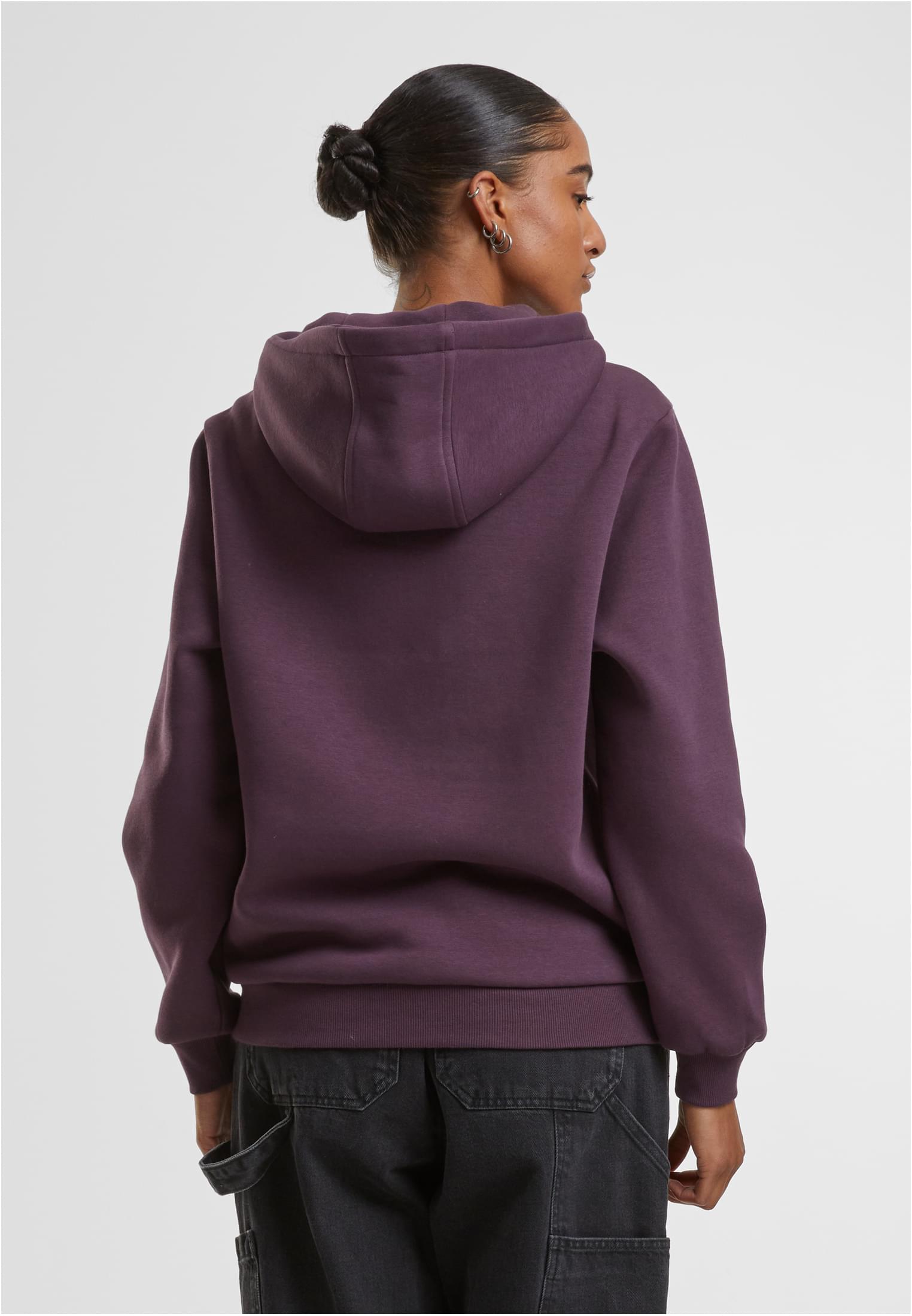 Ladies Fluffy Hoody | plumpurple