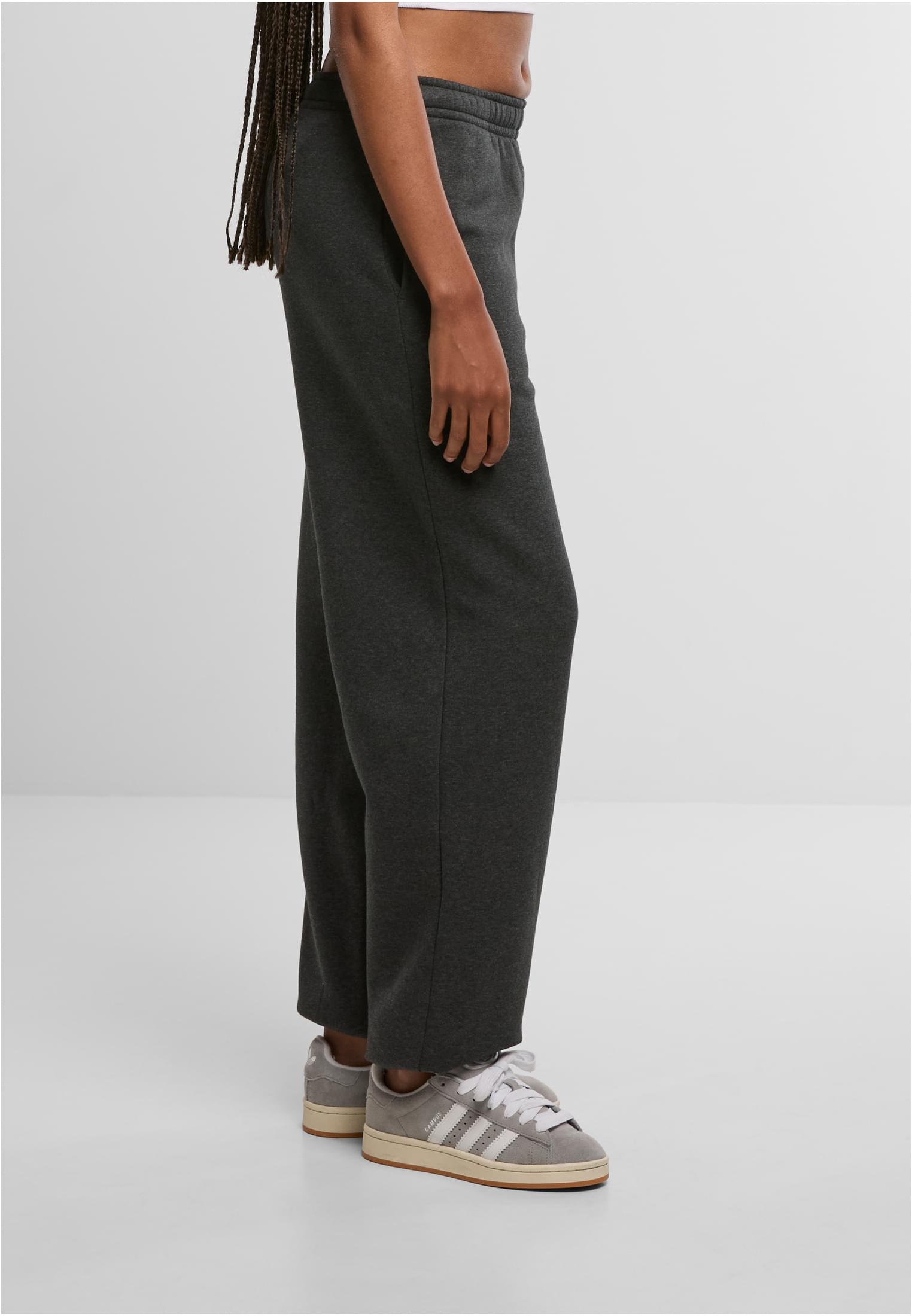 Ladies Fluffy Hoody | charcoal