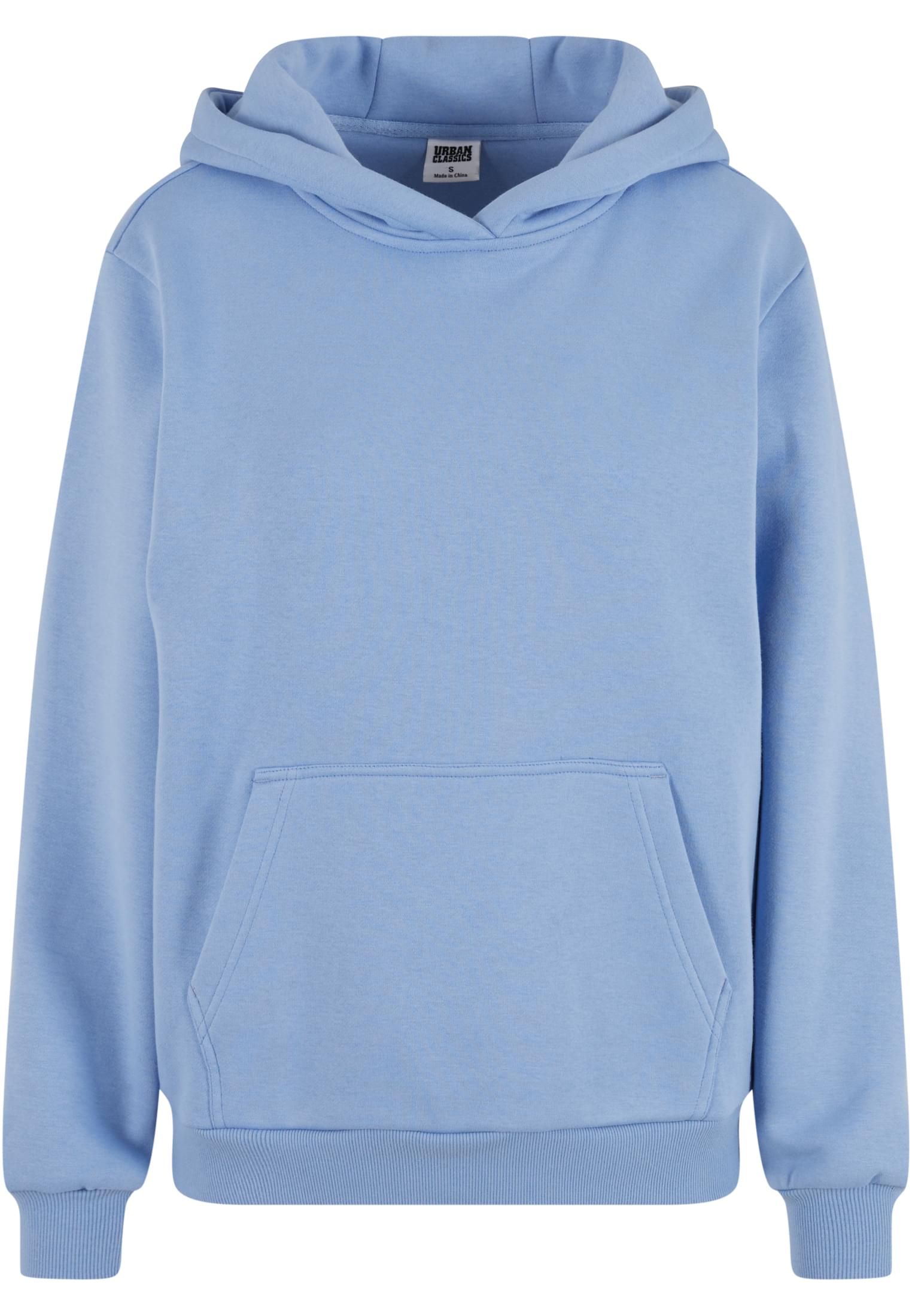 Ladies Fluffy Hoody | powderblue