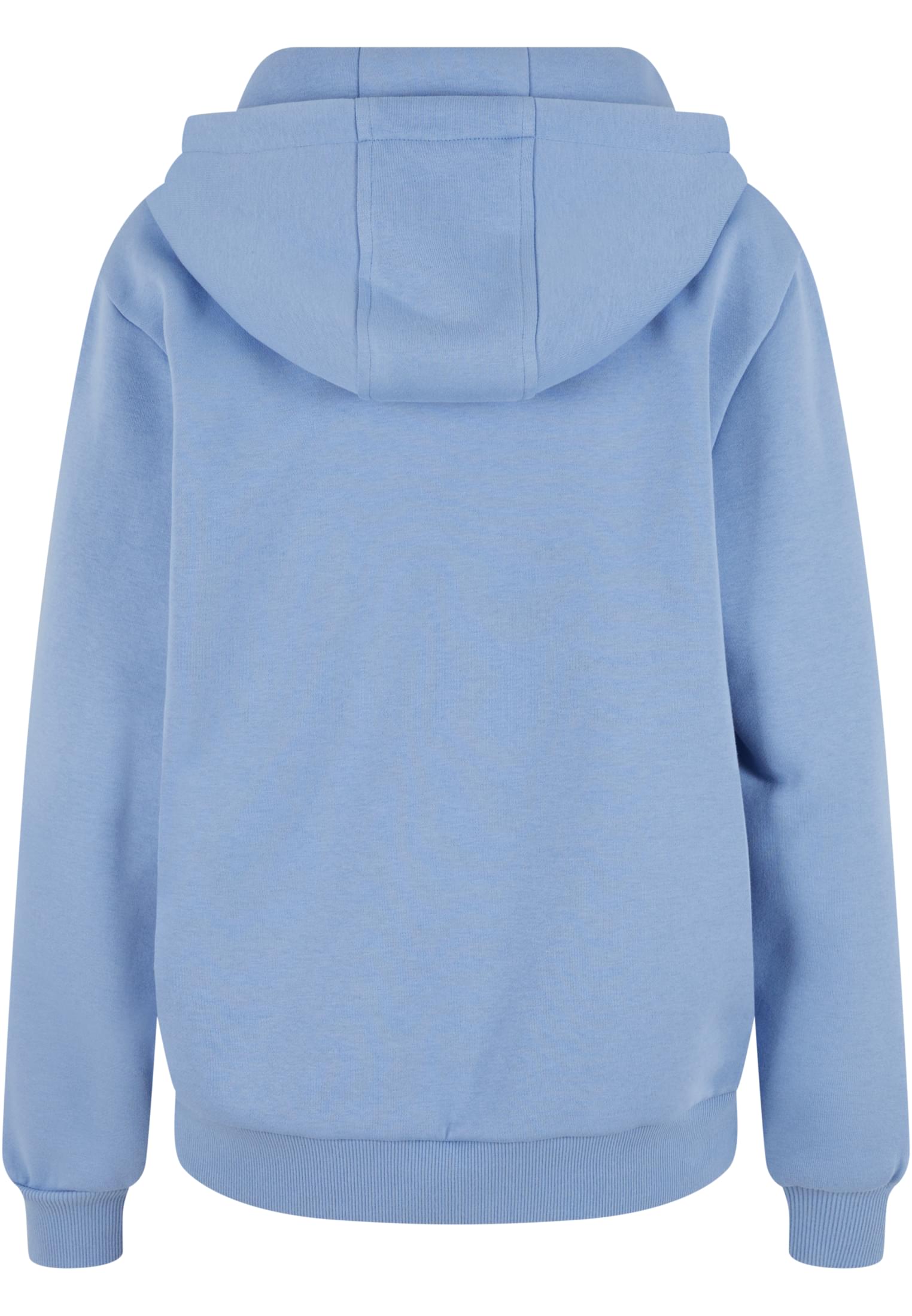 Ladies Fluffy Hoody | powderblue