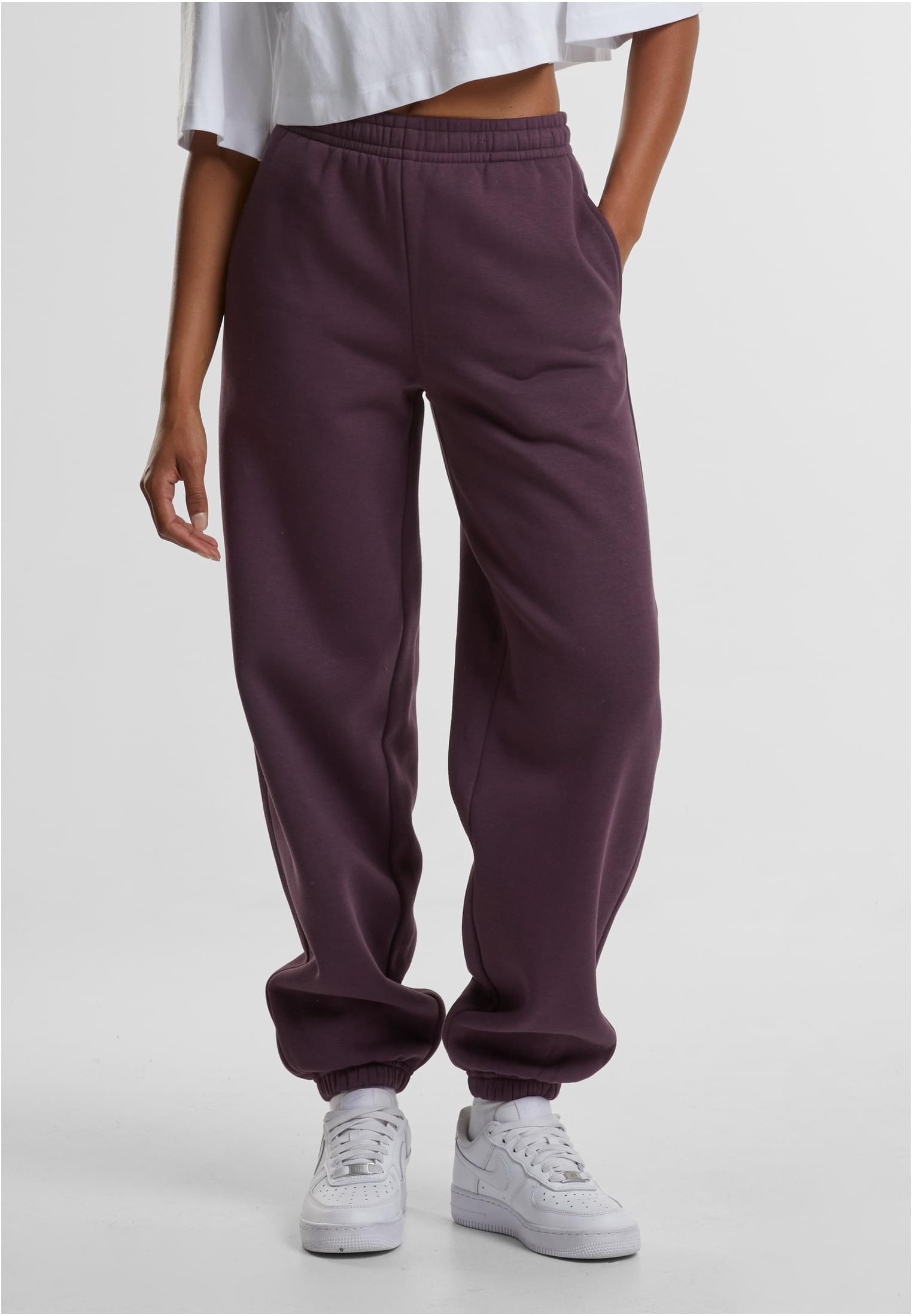 Ladies Fluffy Sweatpants | plumpurple