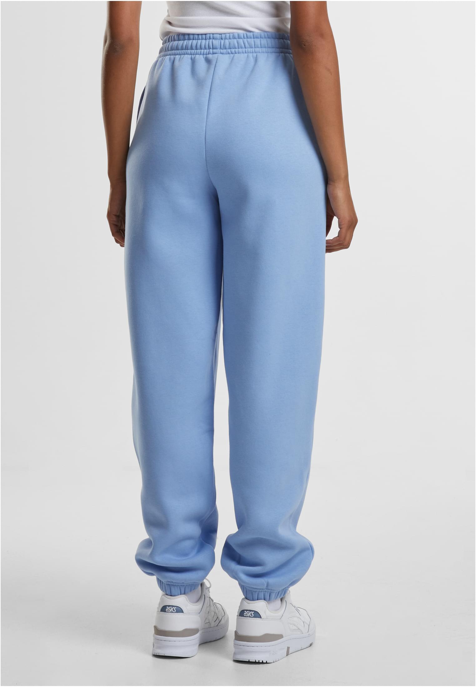 Ladies Fluffy Sweatpants | powderblue