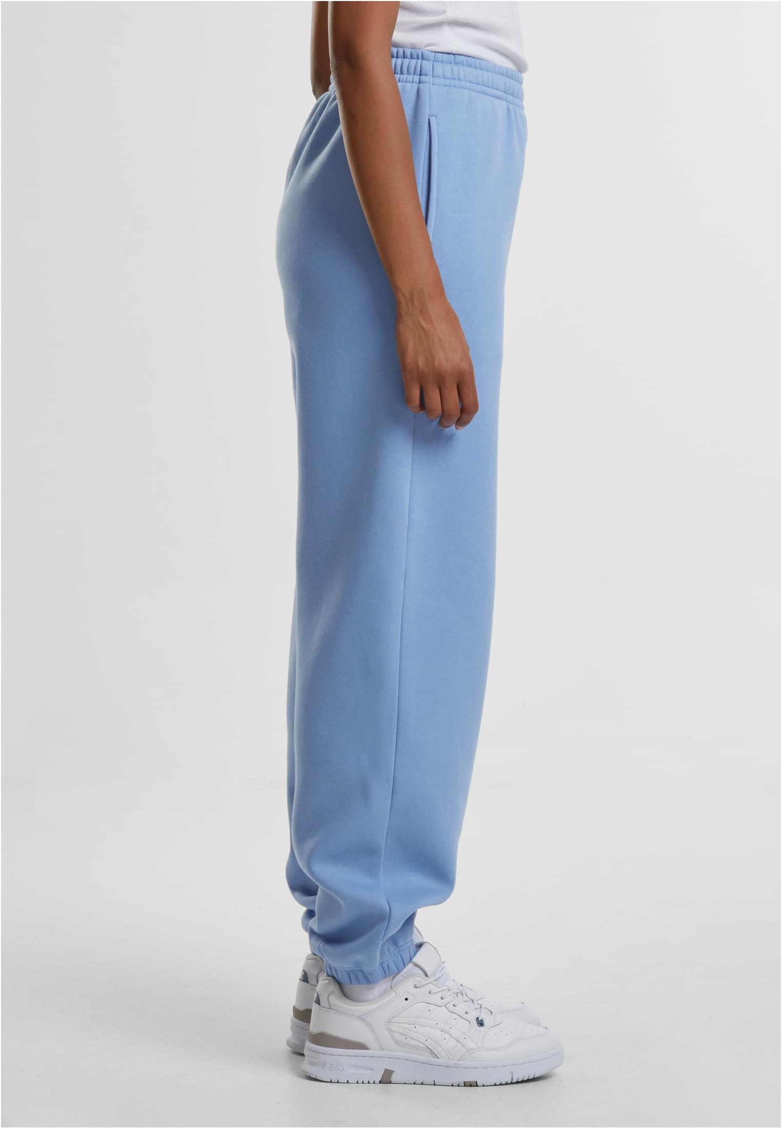 Ladies Fluffy Sweatpants | powderblue