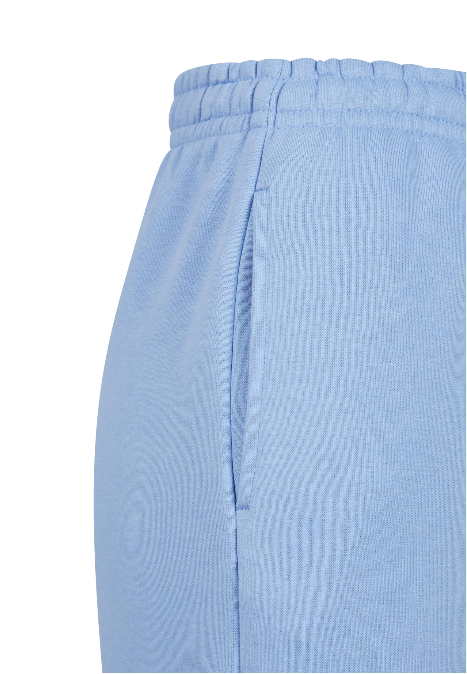 Ladies Fluffy Sweatpants | powderblue