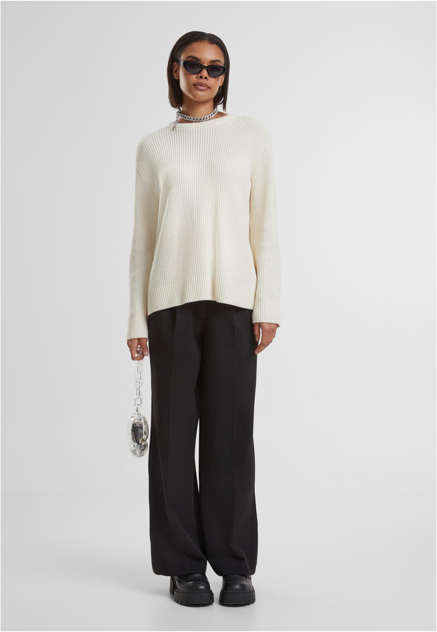 Ladies Rib Knit Sweater | whitesand