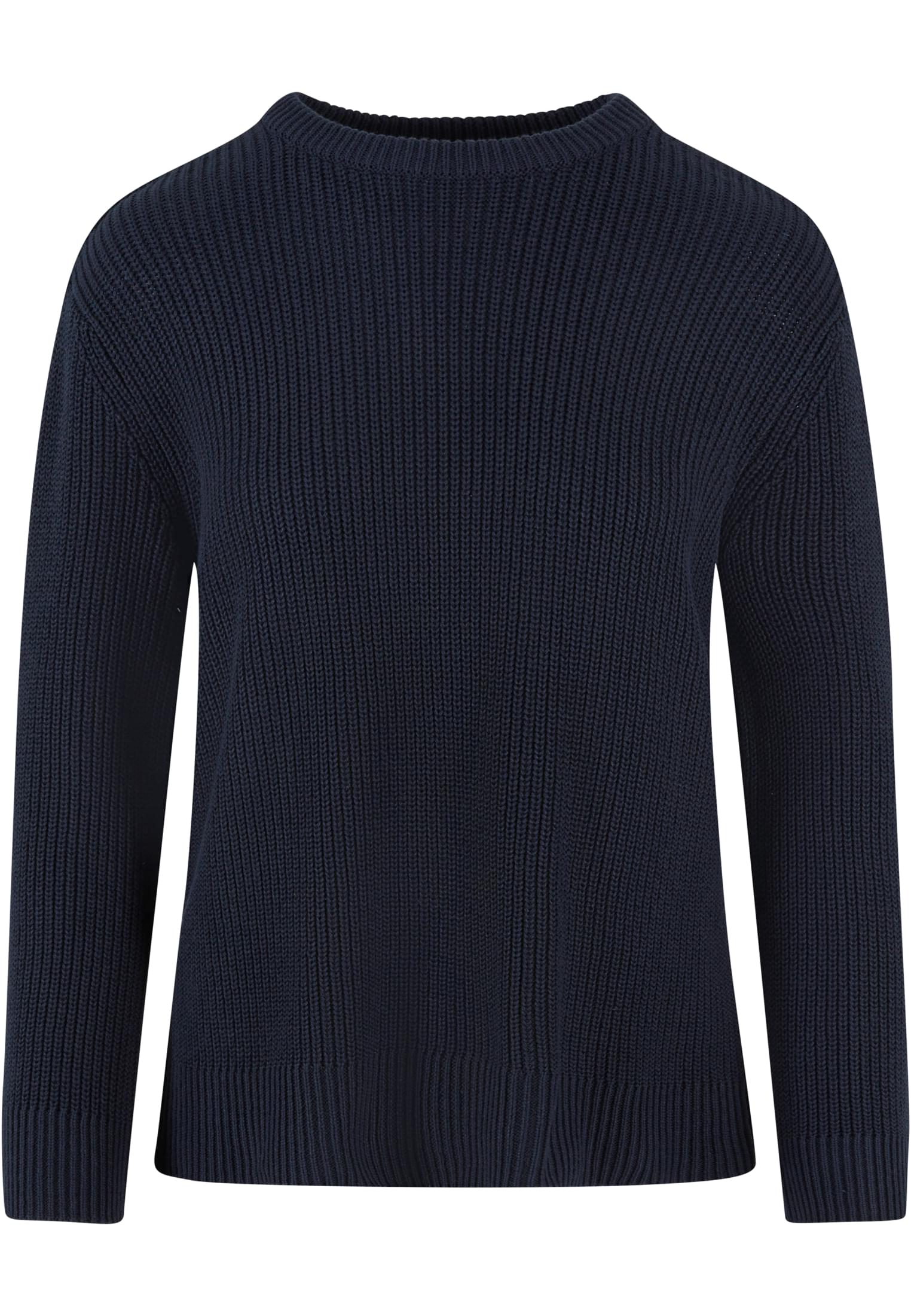 Ladies Rib Knit Sweater | navy