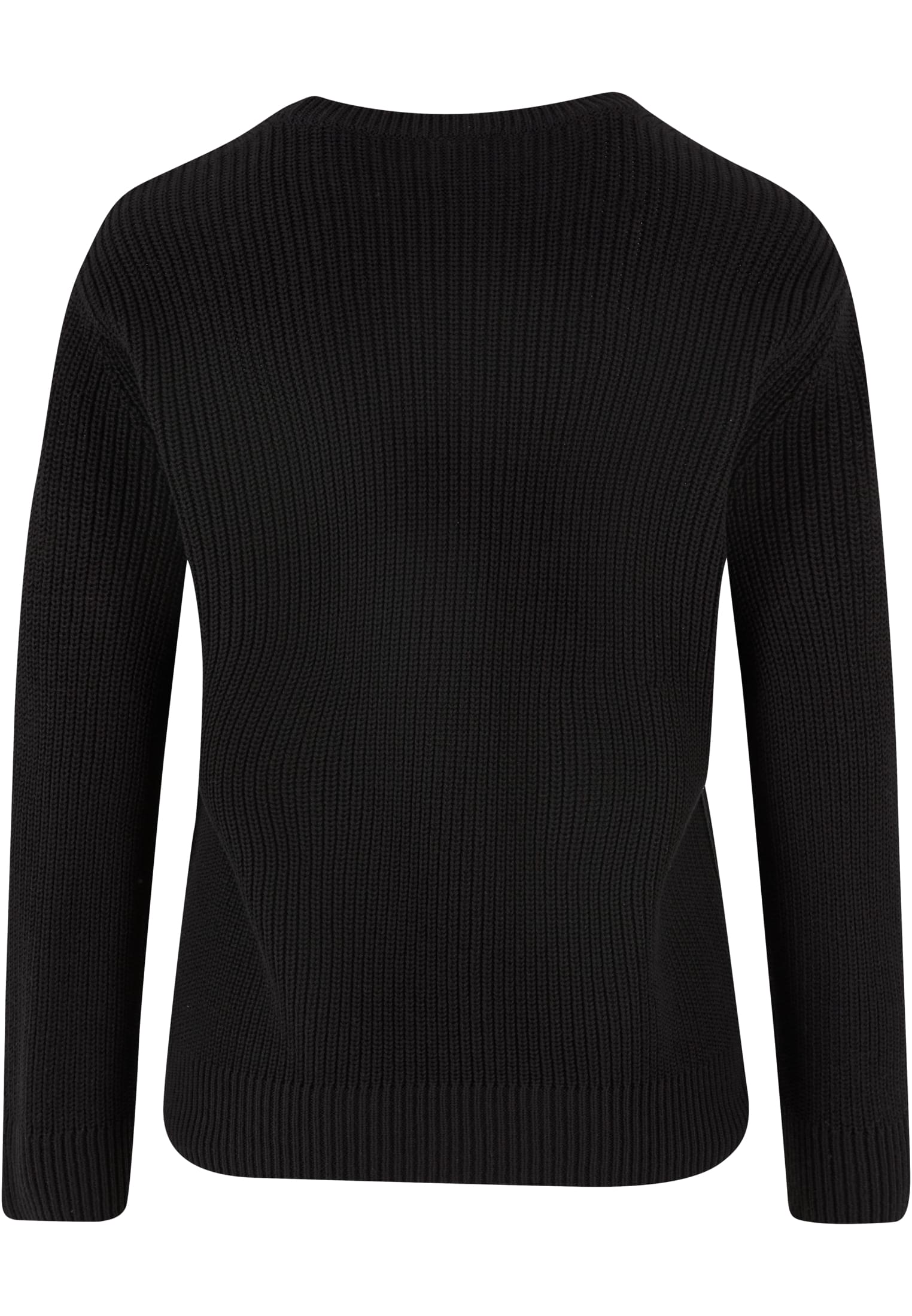 Ladies Rib Knit Sweater | black