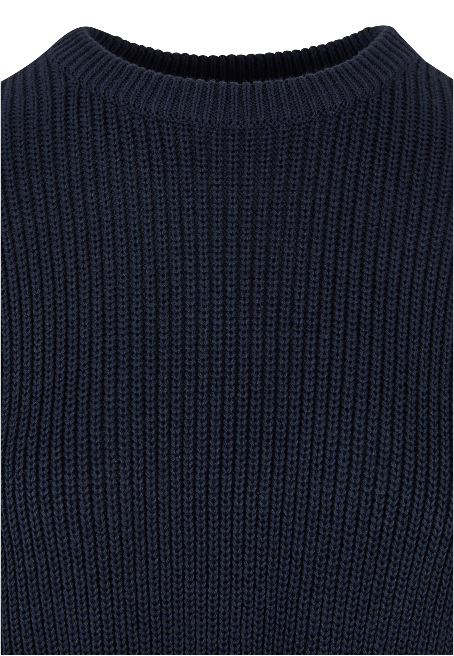 Ladies Rib Knit Sweater | navy