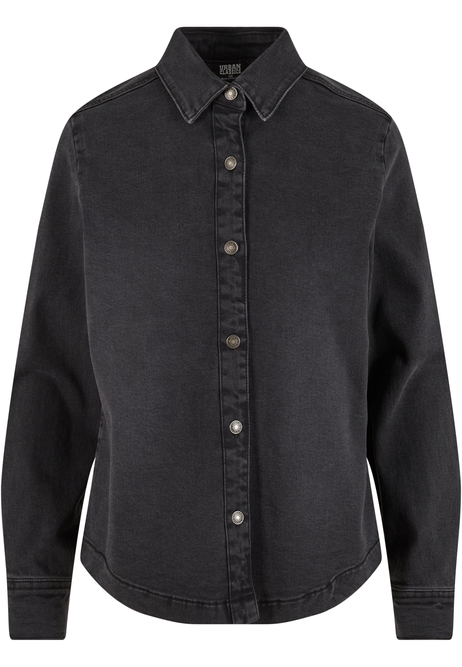 Ladies Denim Shirt | black washed