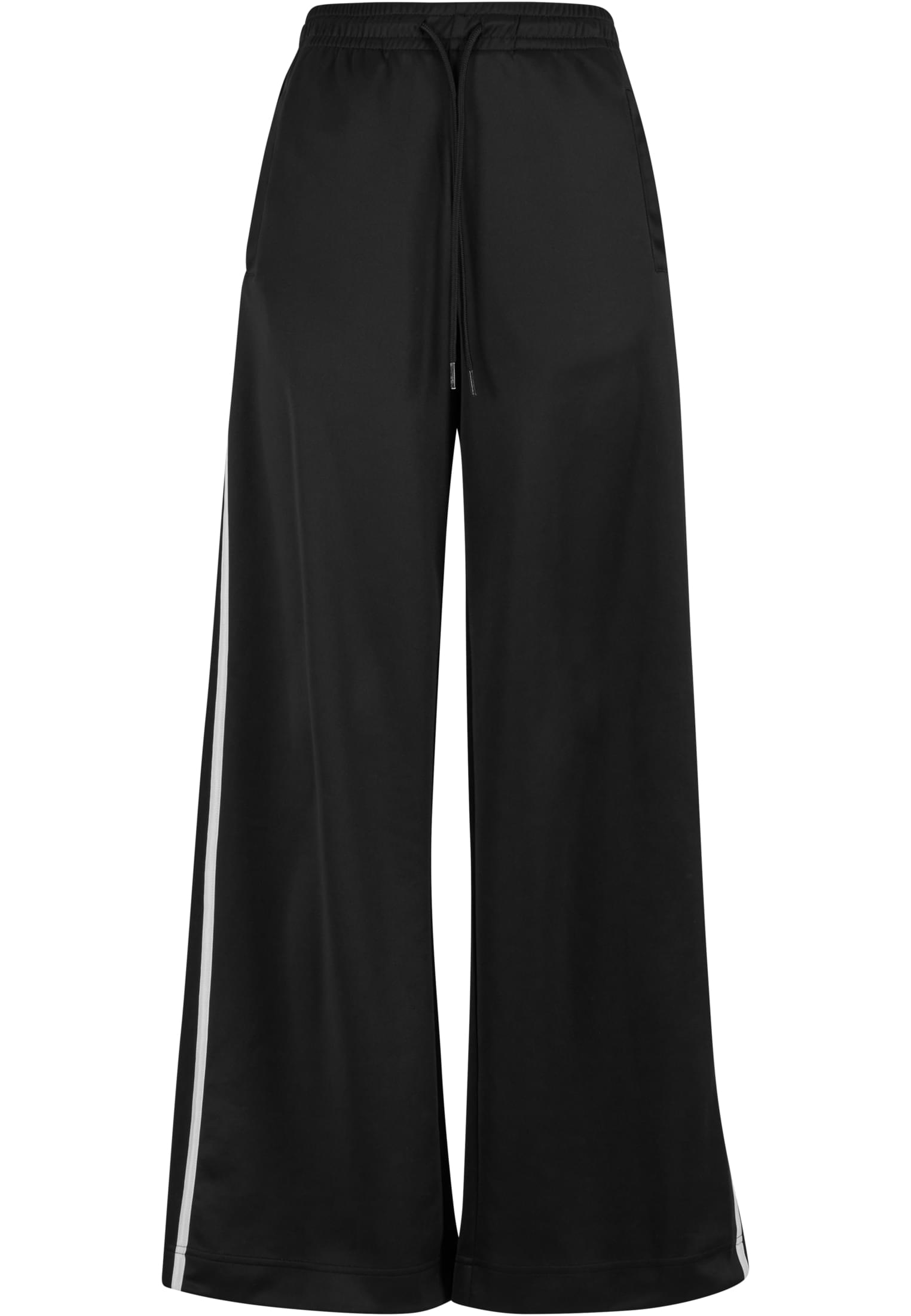 Ladies Wide Leg Track Pants | black