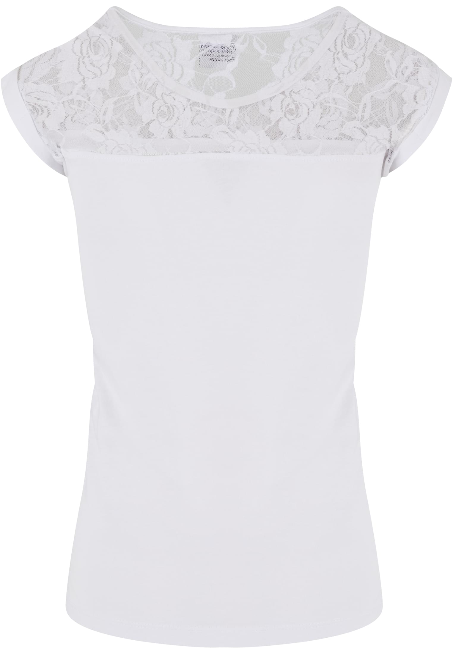 Ladies Top Laces Tee | white