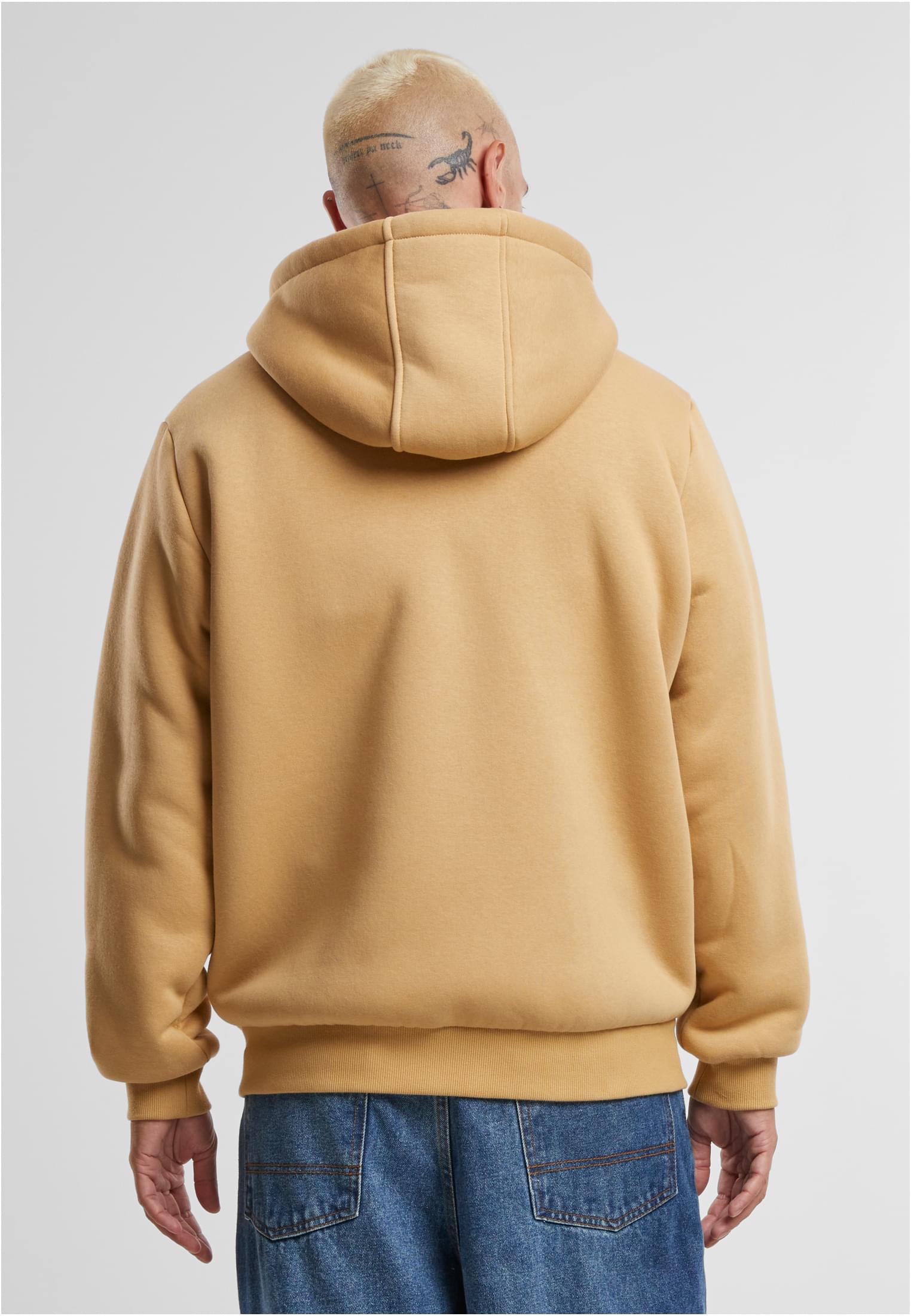 Bonded Sherpa Zip Hoody | unionbeige