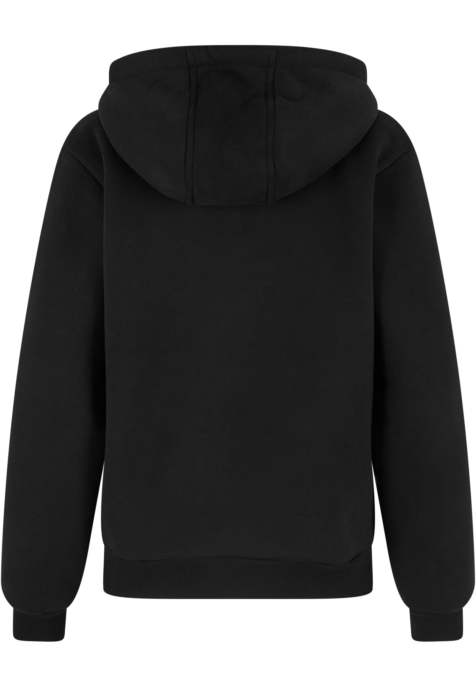 Ladies Bonded Sherpa Zip Hoody | black